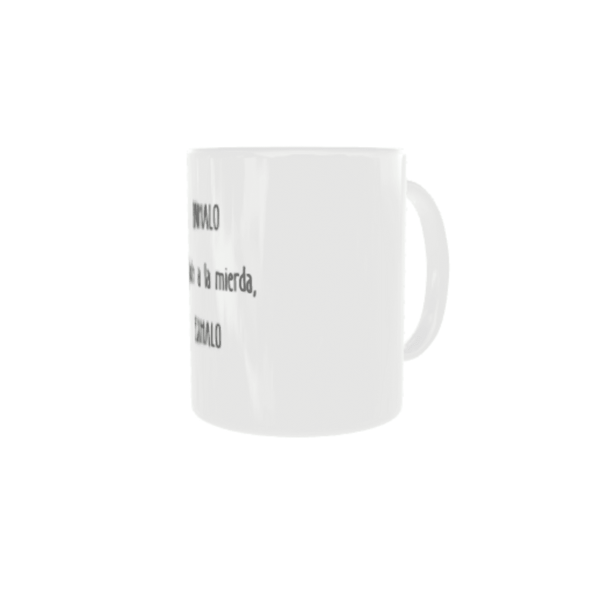 Taza con frase divertida - “Inhalo, mando a la mierda, exhalo” - 7
