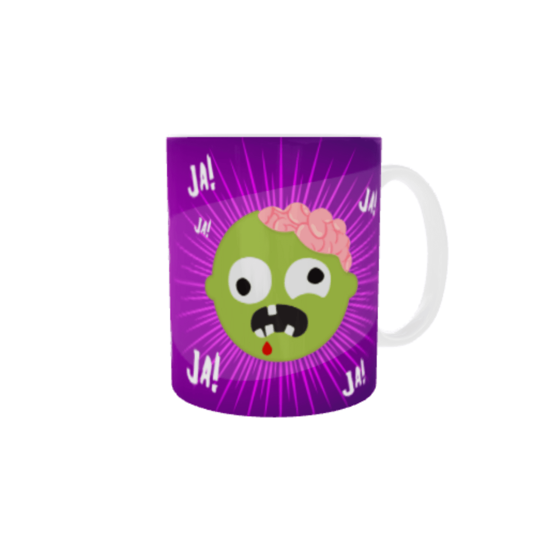 Taza Zombie – Me Gustan los Cerebros, pero el Sentido del Humor También es Impor - 3