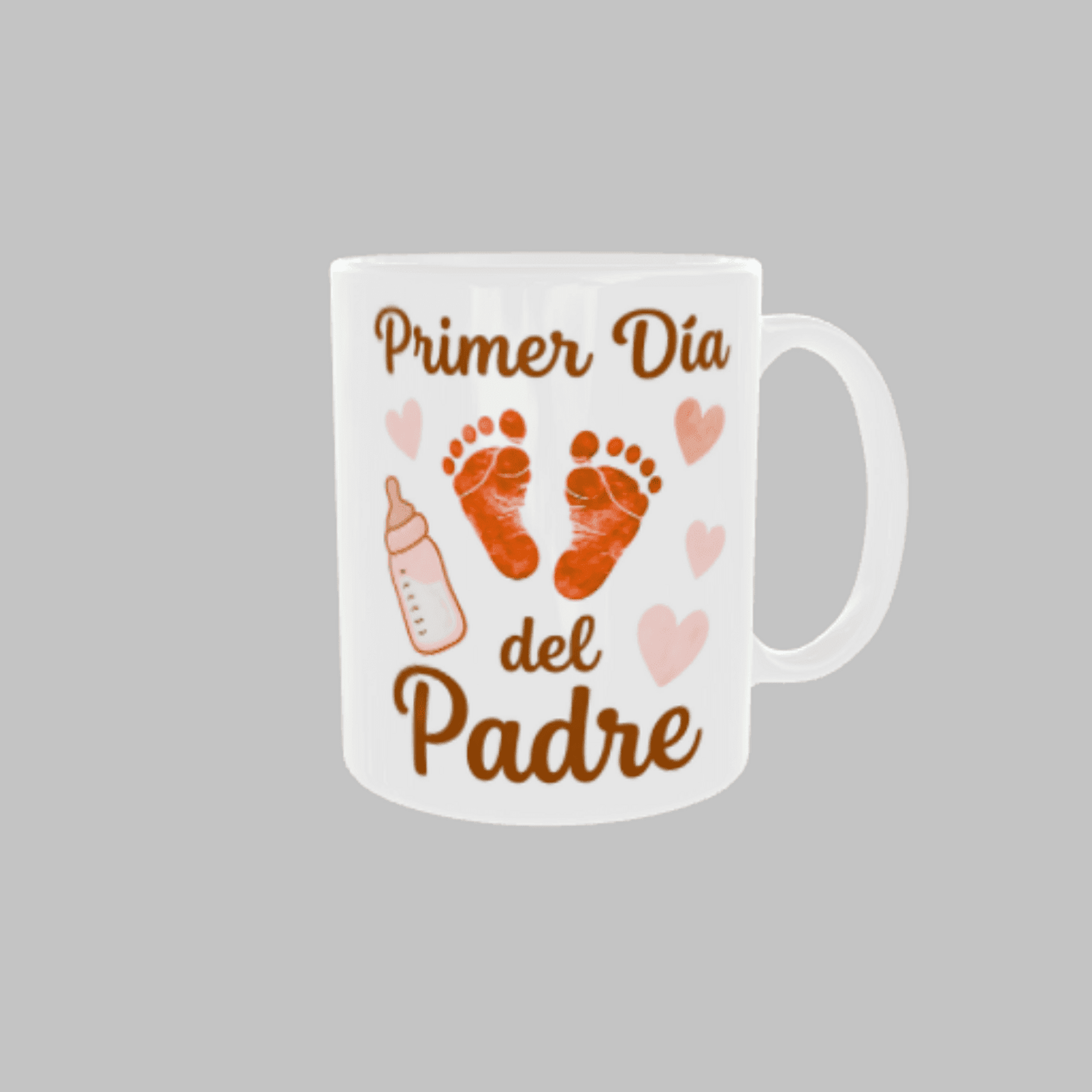 Taza Primer Día del Padre | Color a Elegir | Regalo Especial Papá Primerizo - 4