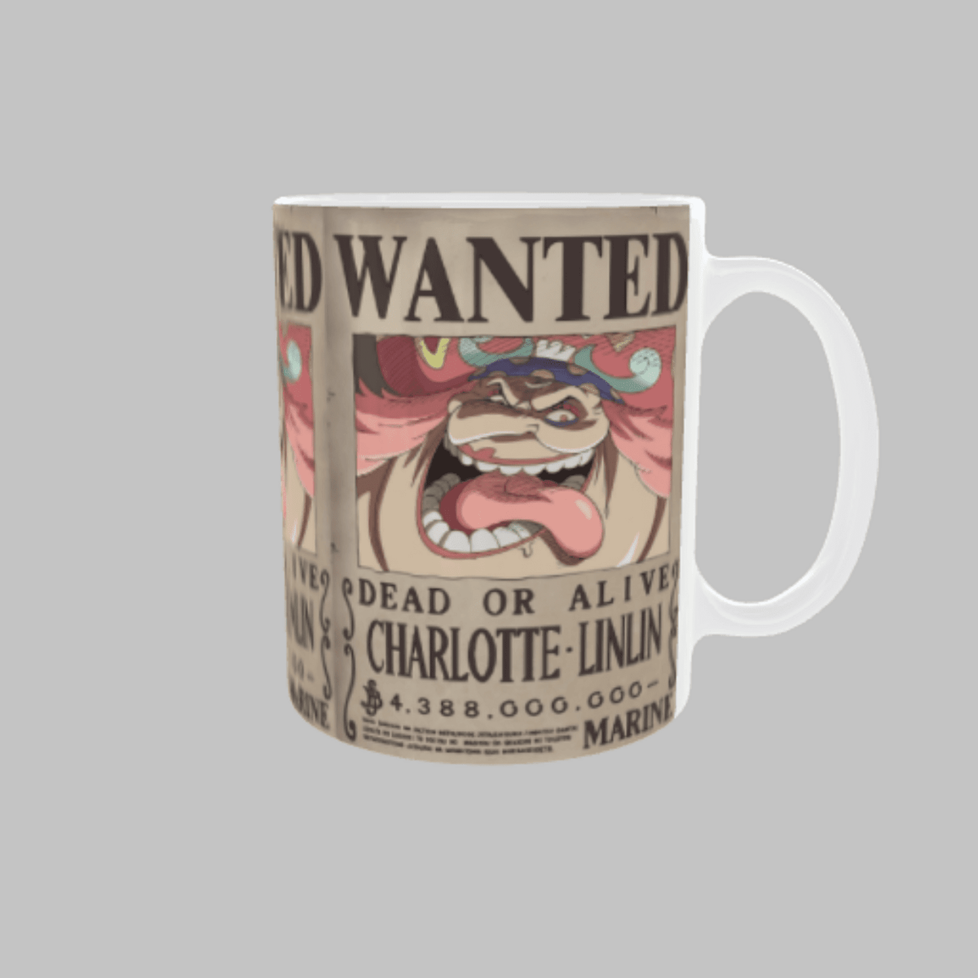 Taza Cartel Wanted – Charlotte Linlin "Big Mom" | One Piece - 3