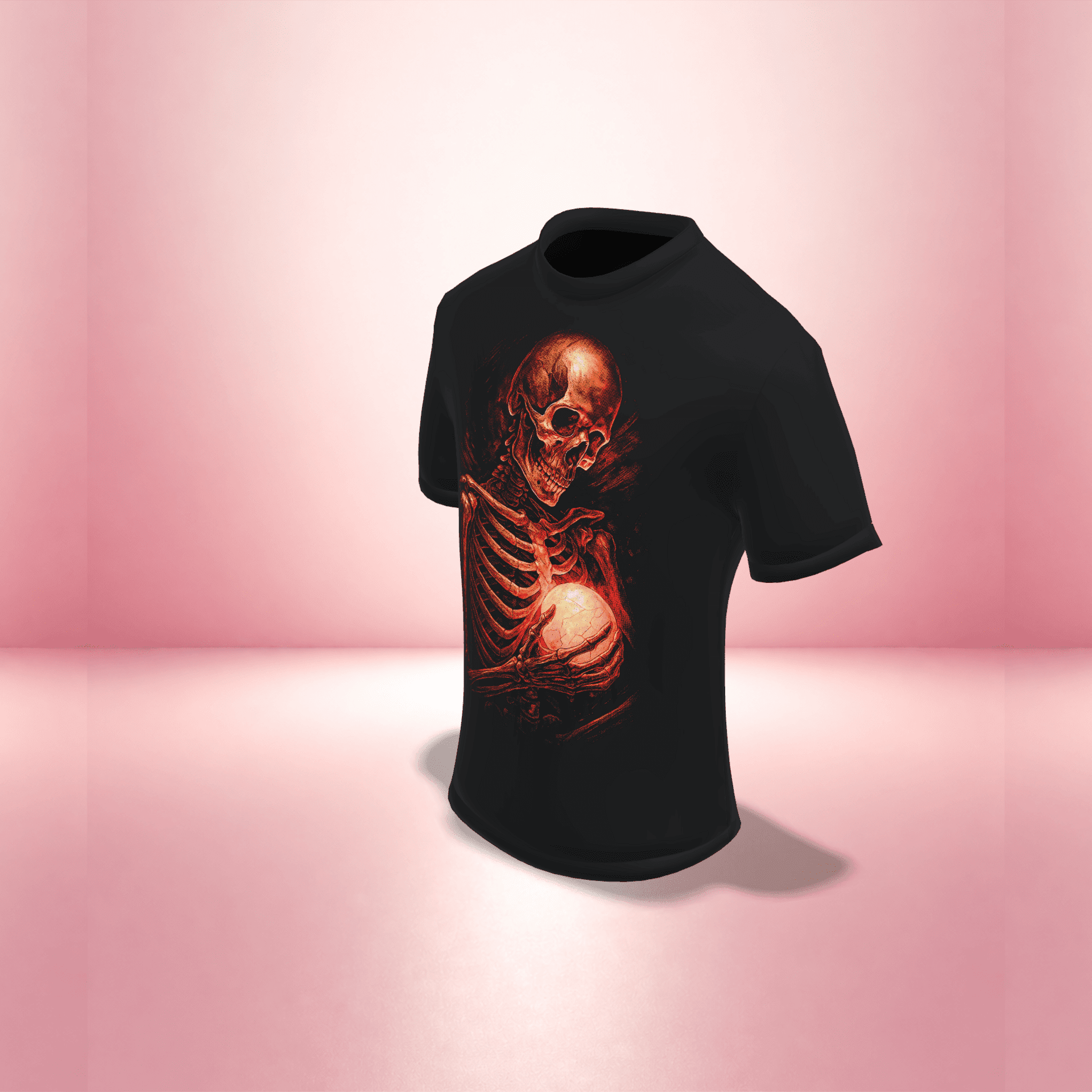 Camiseta Oversize Calavera 100% Algodón | Streetwear Dark | Unisex S-2XL - 5