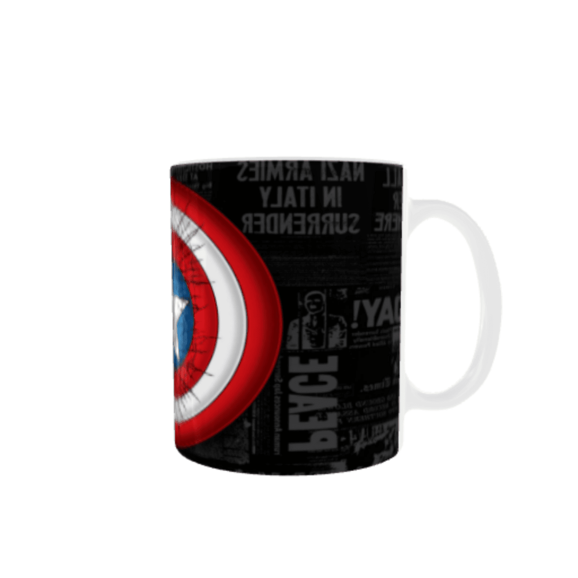 Taza Marvel Escudo Fusionado Capitán América + Hydra - 3