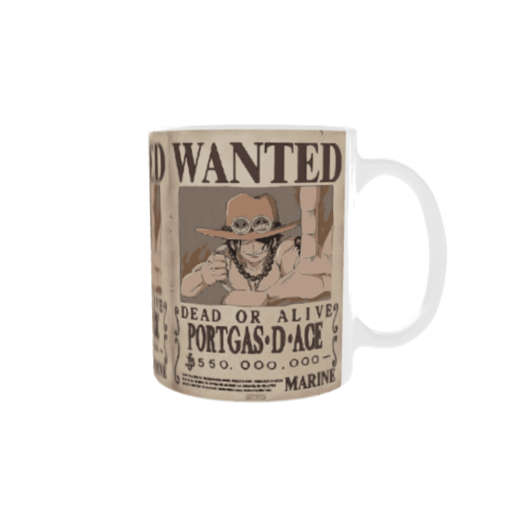 Taza Cartel Wanted – Portgas D. Ace | El Fénix del Fuego - 5