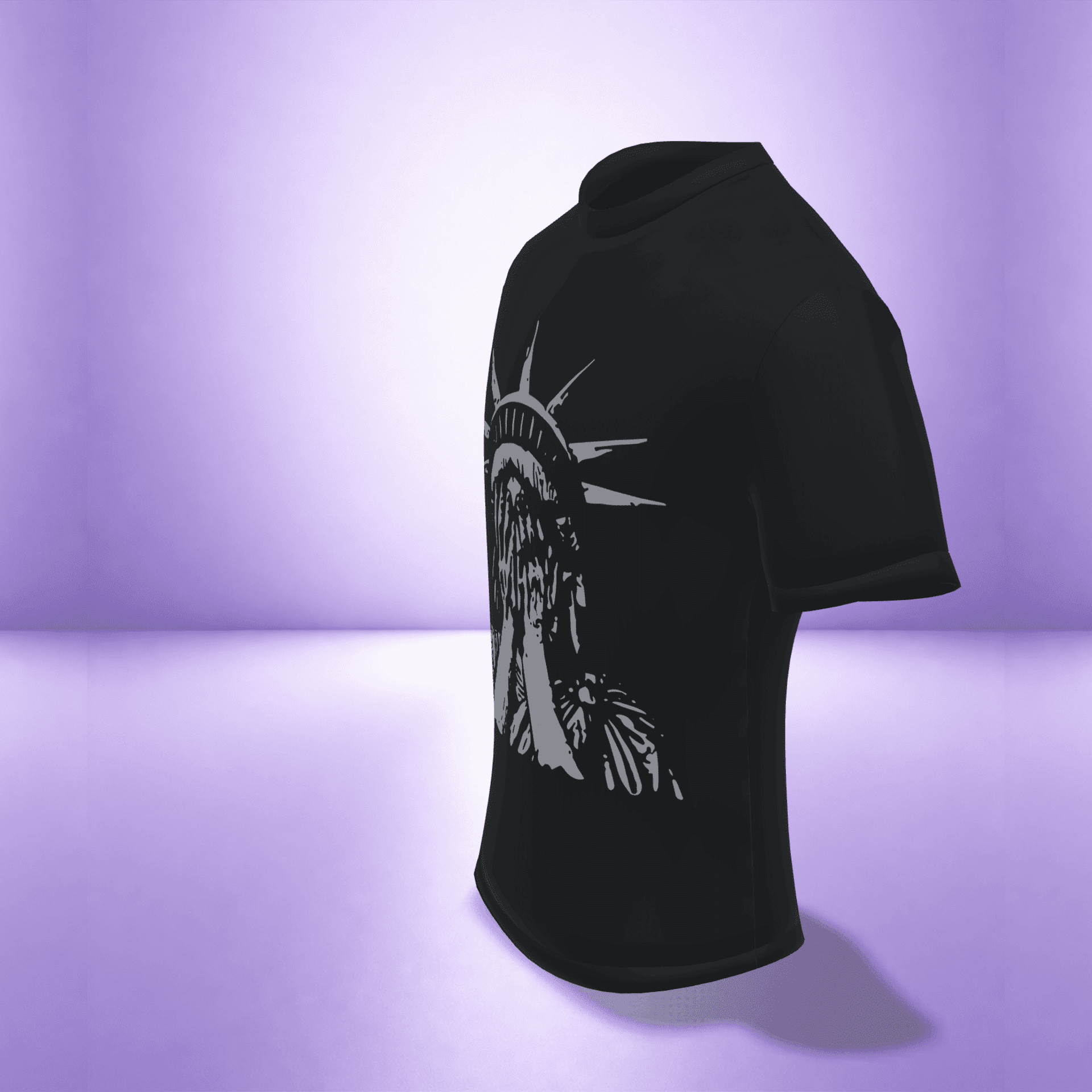 Camiseta Estatua Libertad Streetwear 100% Algodón | Diseño Urbano Minimalista | - 5