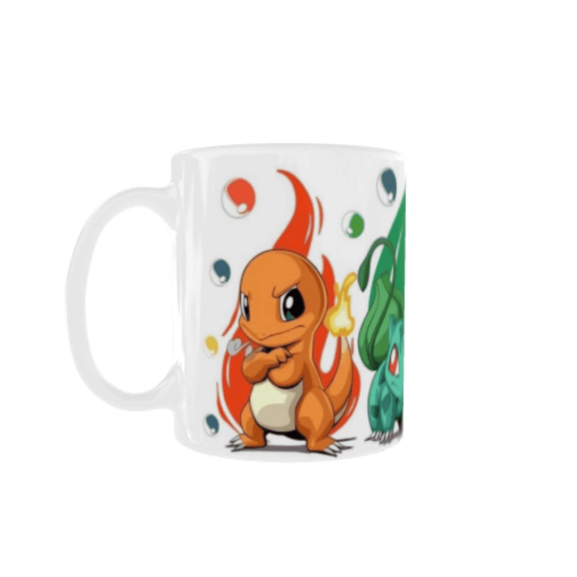 Taza Pokémon – Charmander, Bulbasaur, Pikachu y Squirtle - 5
