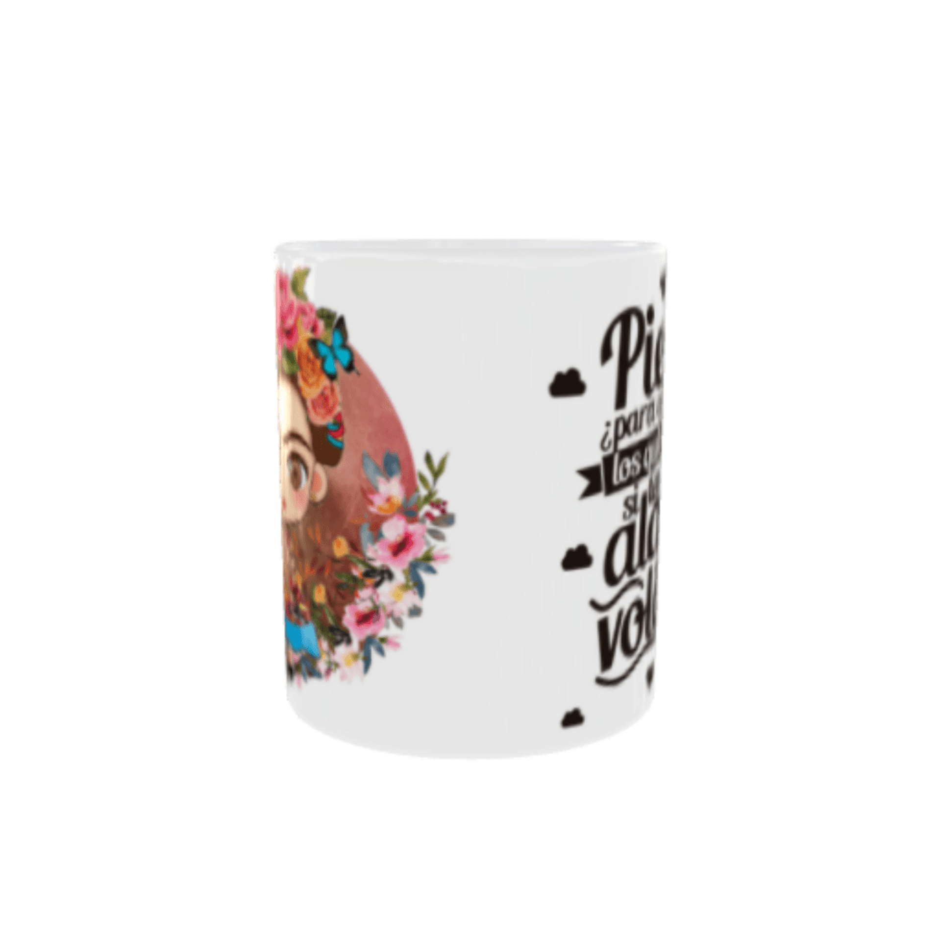 Taza Frida Kahlo – Pies para qué los quiero si tengo alas para volar - 4