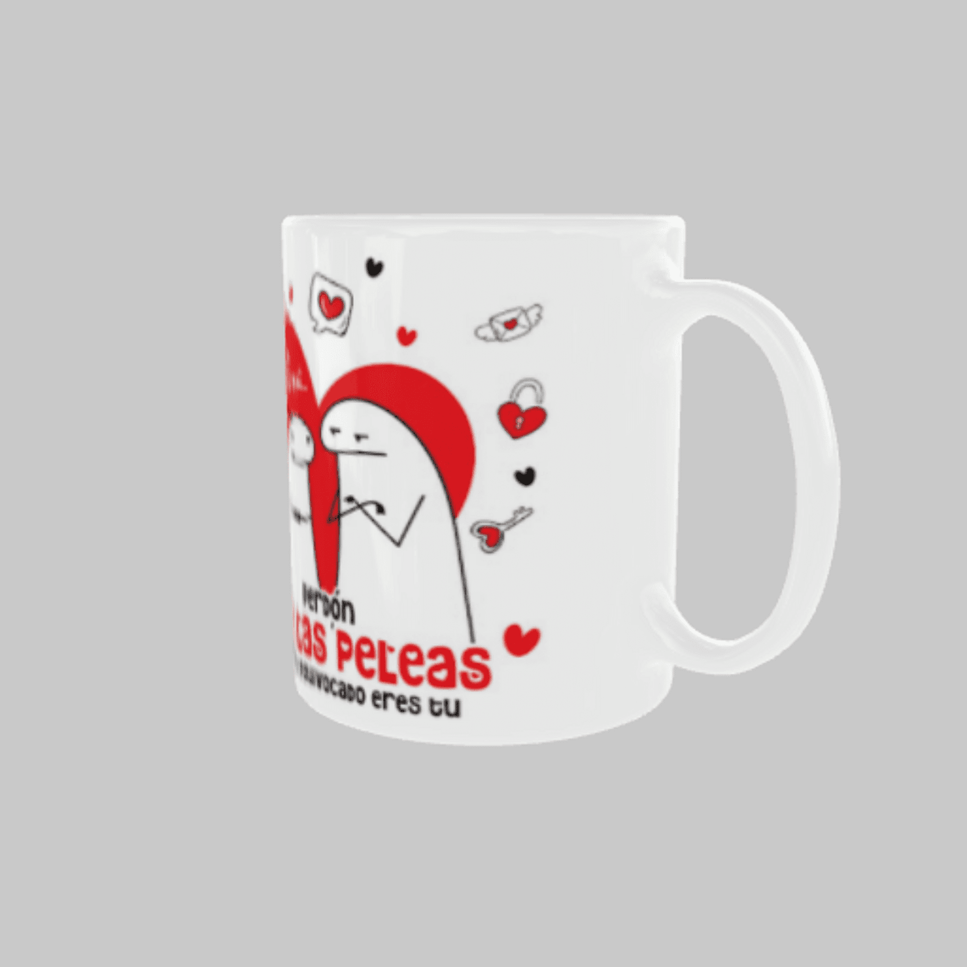 Taza Flork “No me mires así, perdón por las peleas pero el equivocado eres tú” - 4