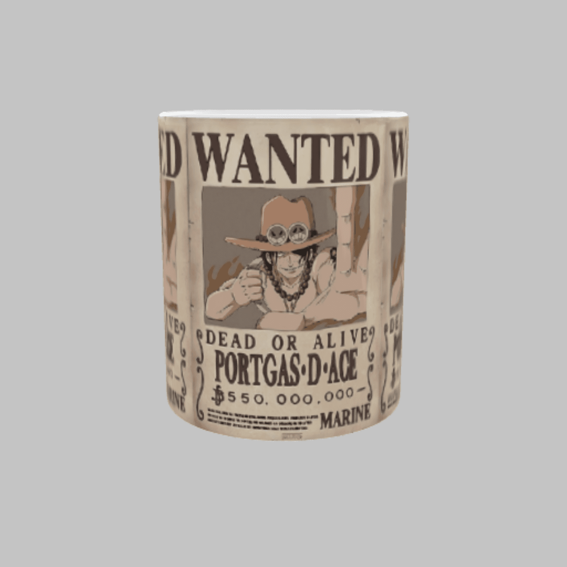 Taza Cartel Wanted – Portgas D. Ace | El Fénix del Fuego - 2
