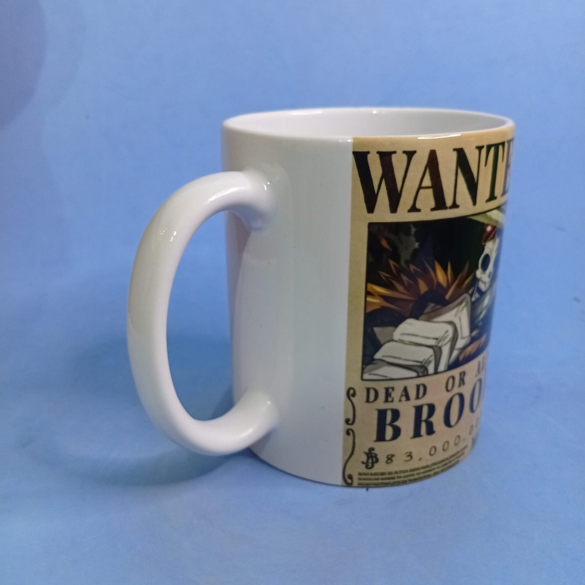 Taza Cartel Wanted – Se Busca Brook | One Piece - 4
