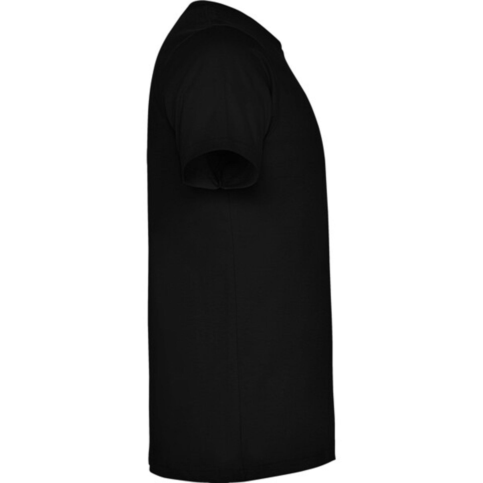 Camiseta Básica Negra 100% Algodón 👕 Desde 3/4 años hasta 5XL | Unisex y Cómoda - 4