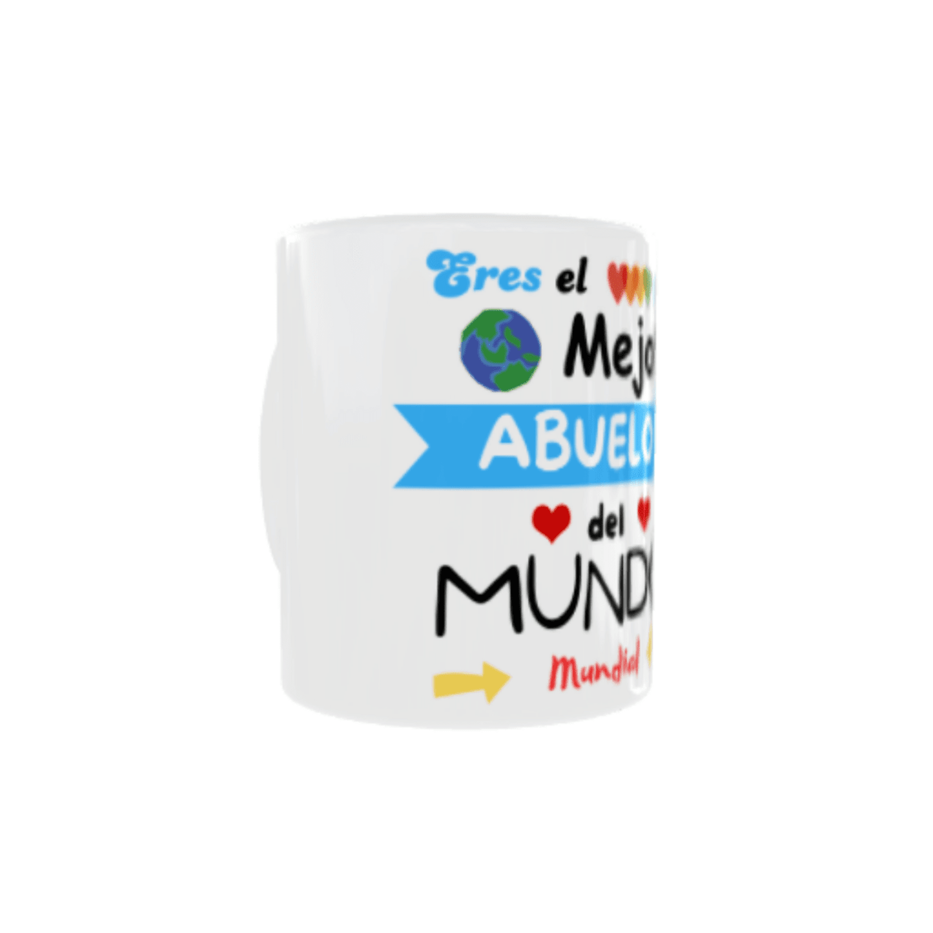 Taza "El Mejor Abuelo del Mundo Mundial" – Regalo con Amor - 5