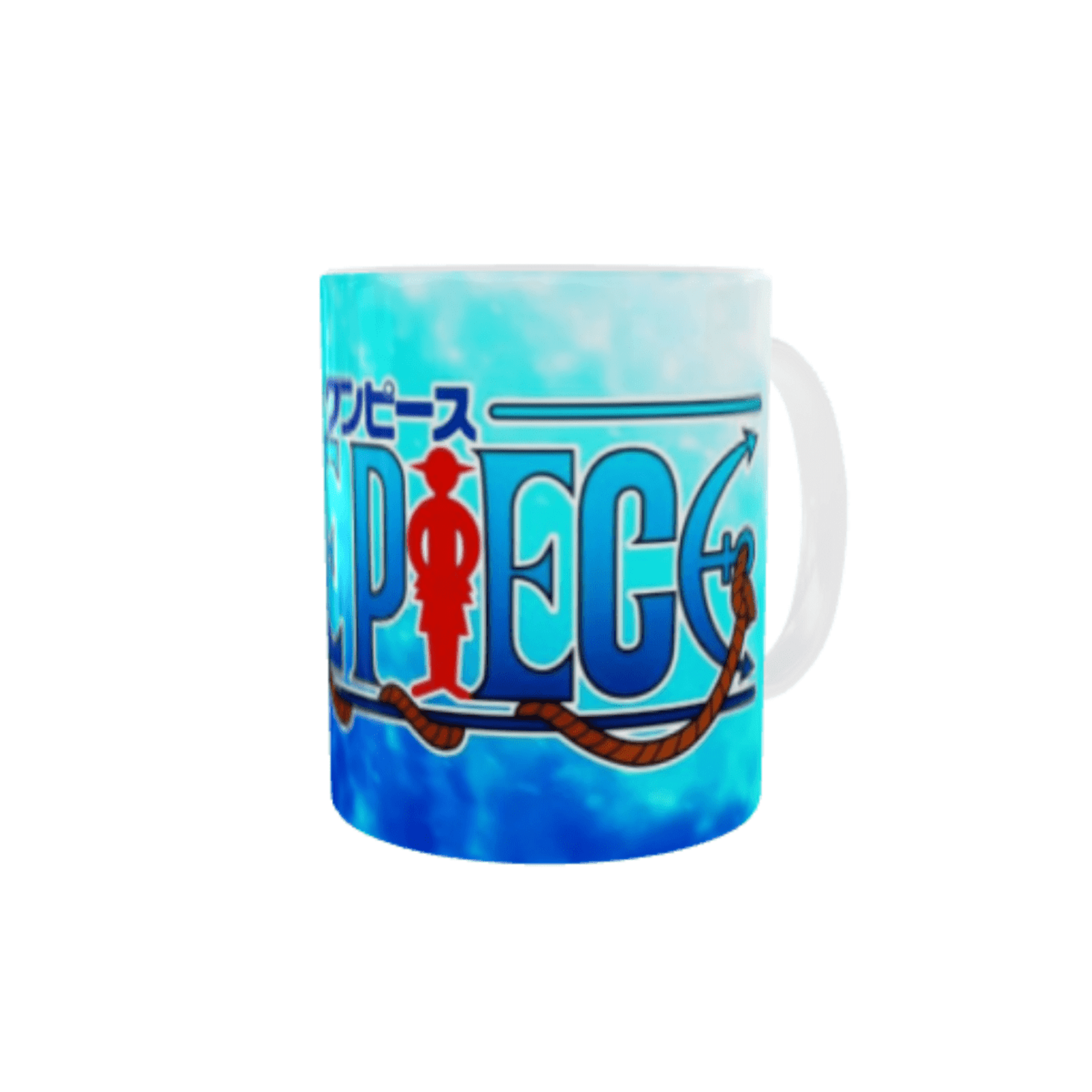 Taza Logo One Piece Fondo Azul - 4