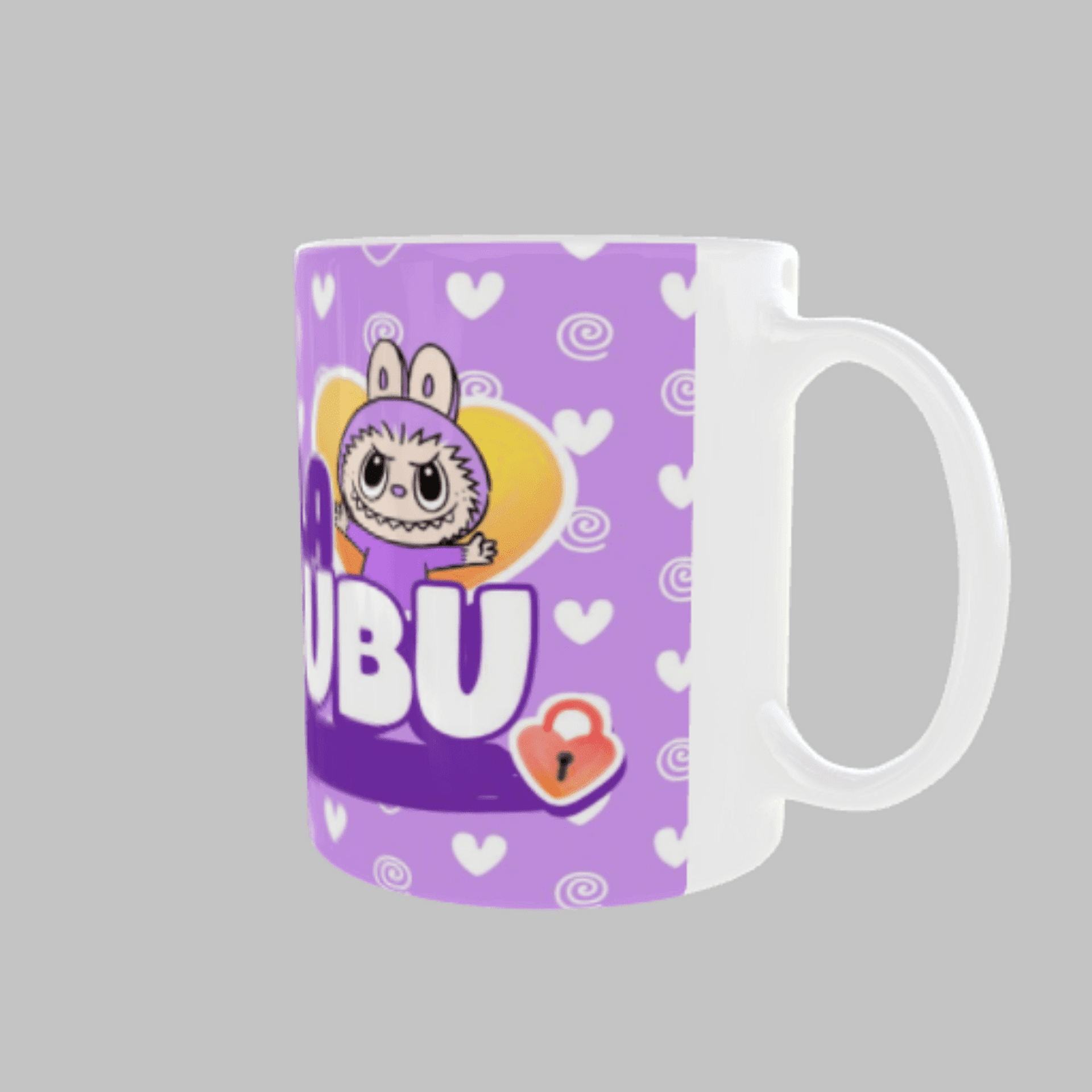Taza Labubu con Corazones - 4
