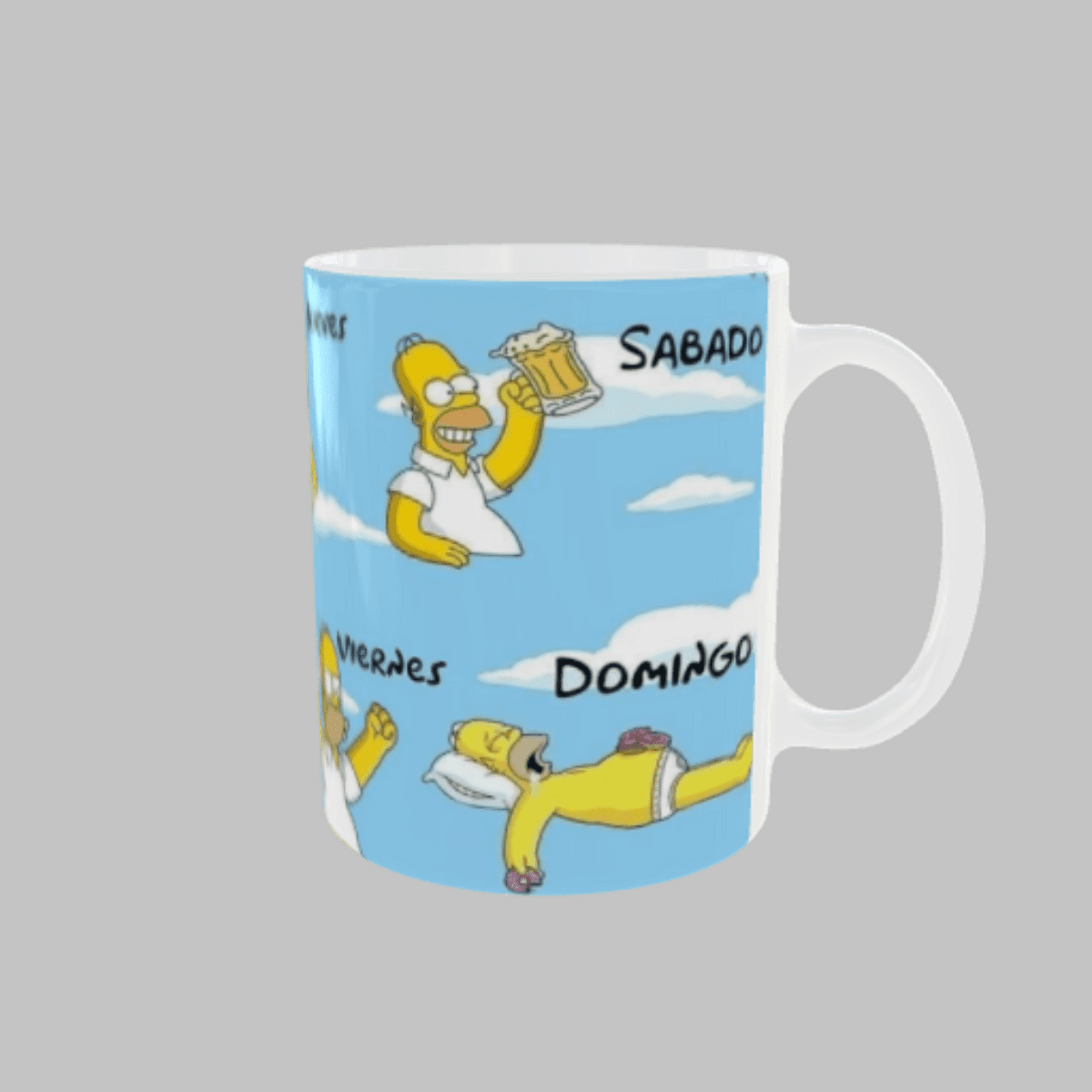Taza Días de la Semana según Homer Simpson - 3