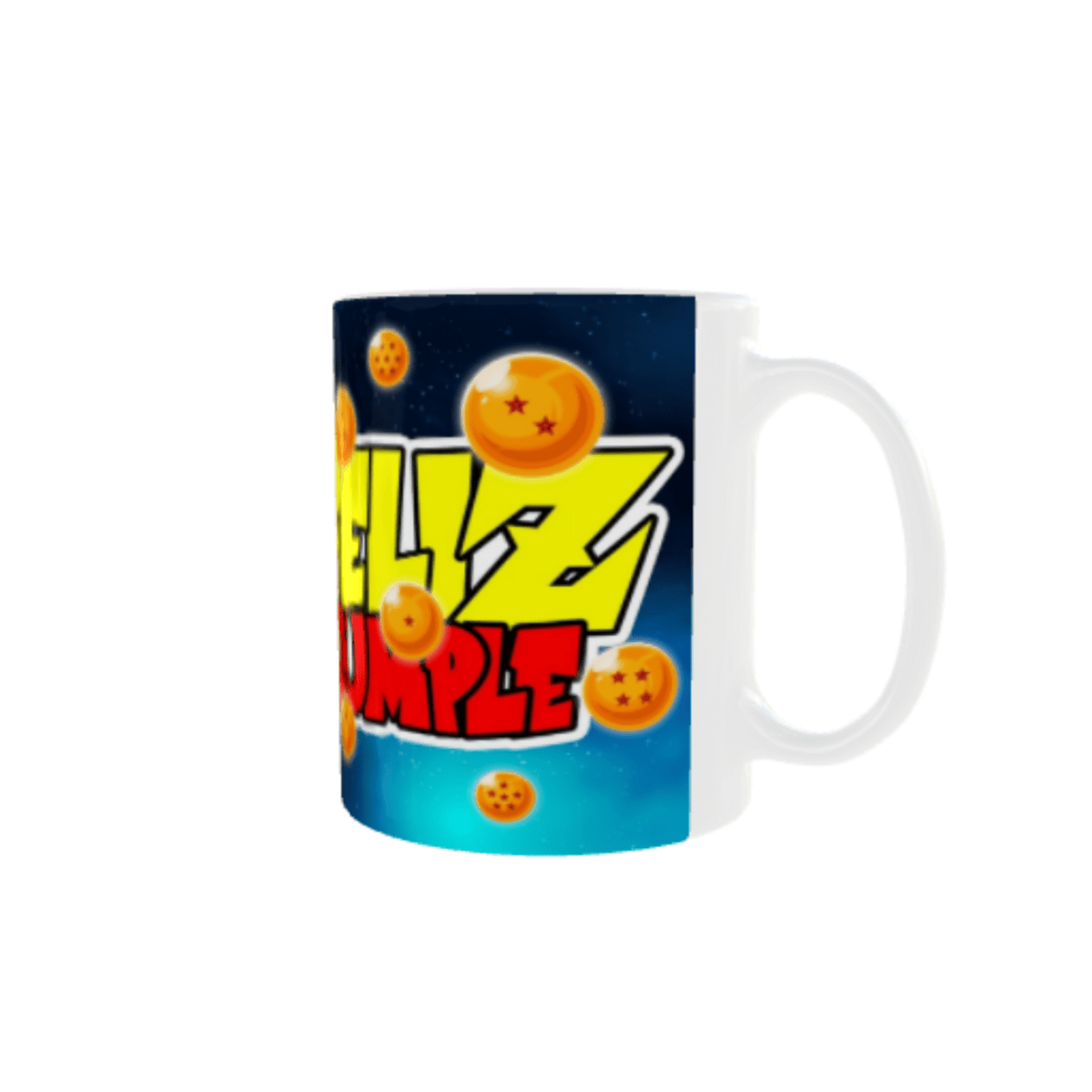 Taza Dragon Ball Feliz Cumpleaños – Goku Rojo Super Saiyan - 4