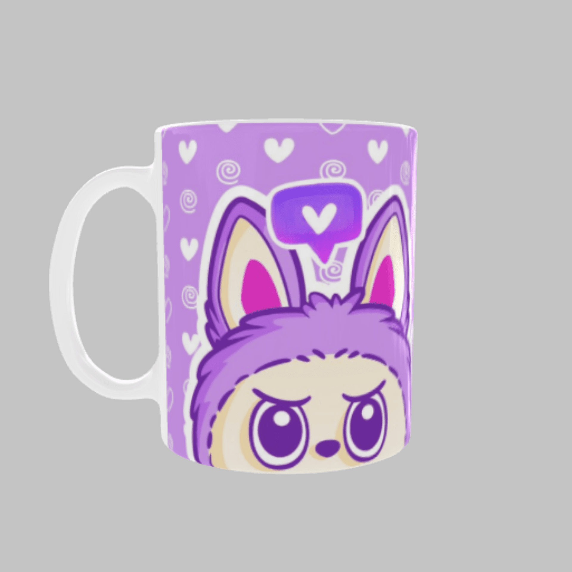 Taza Labubu con Corazones - 1