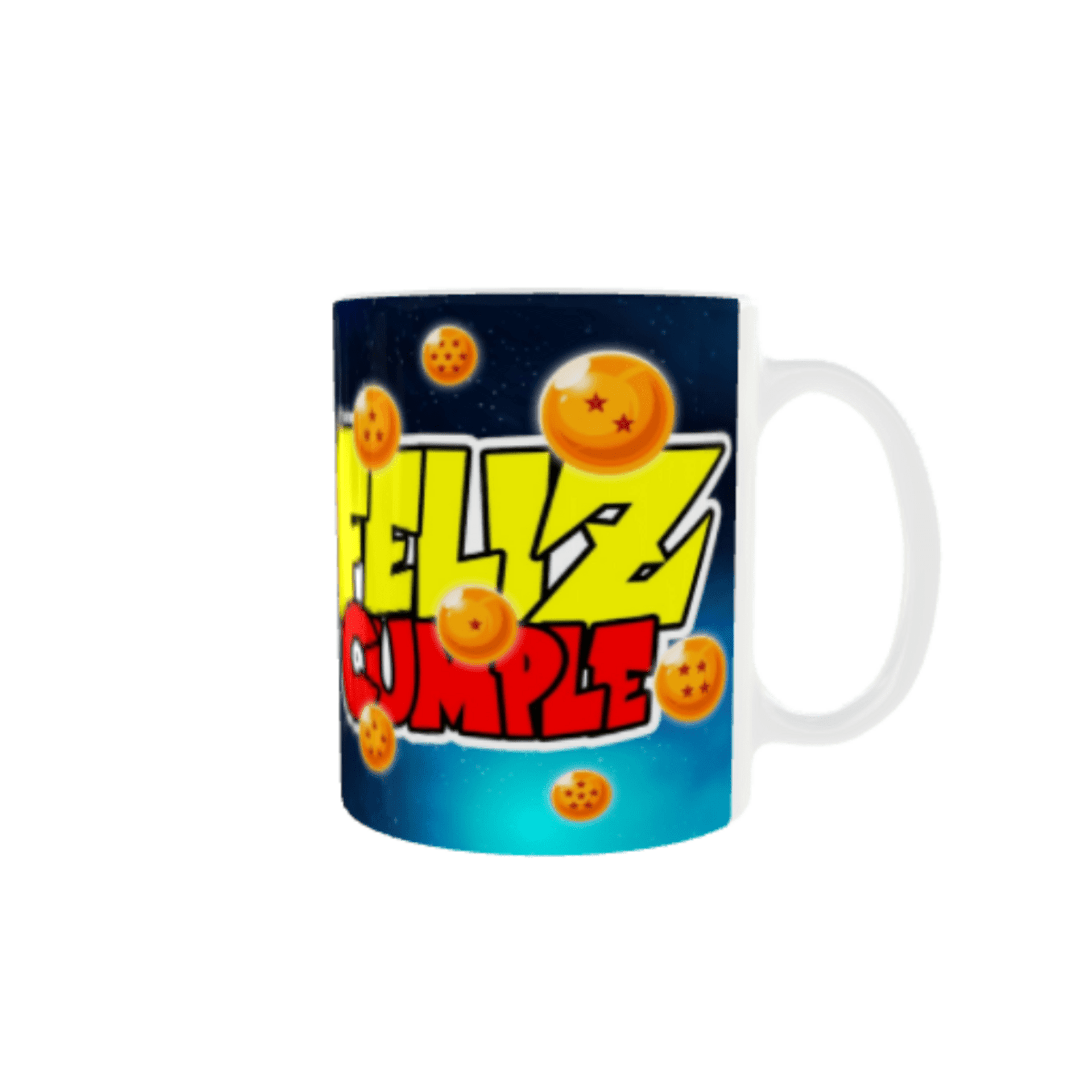 Taza Dragon Ball Cumpleaños – Goku Red Super Saiyan God - 4