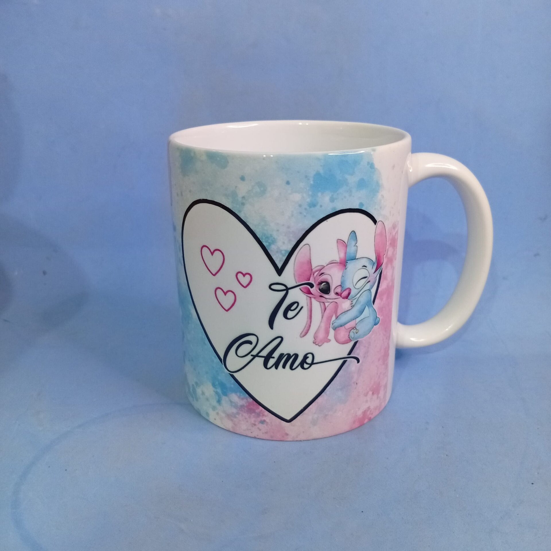 Taza de Stitch y Angel - 3