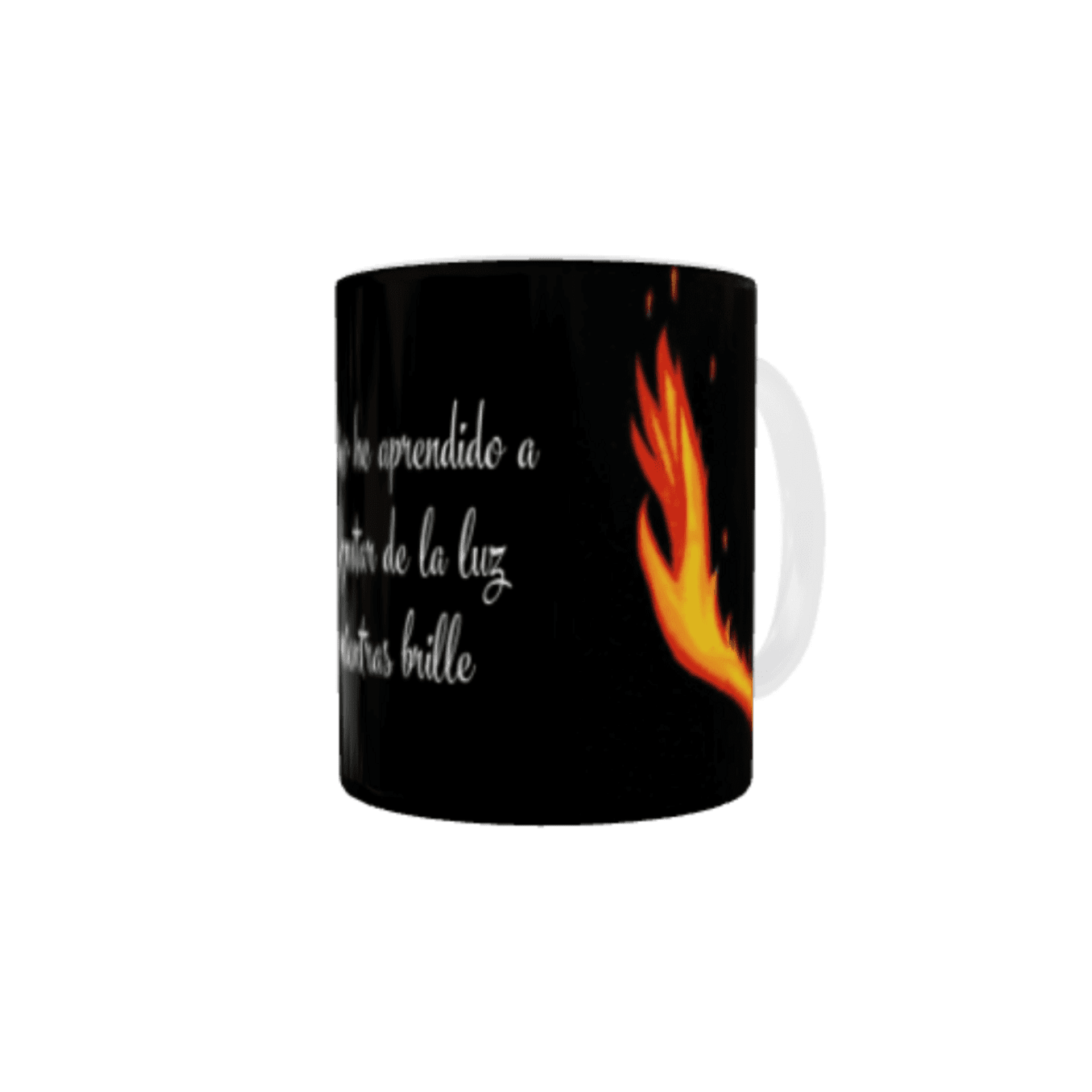 Taza Elemental – Contigo he aprendido a disfrutar de la luz mientras brille - 2