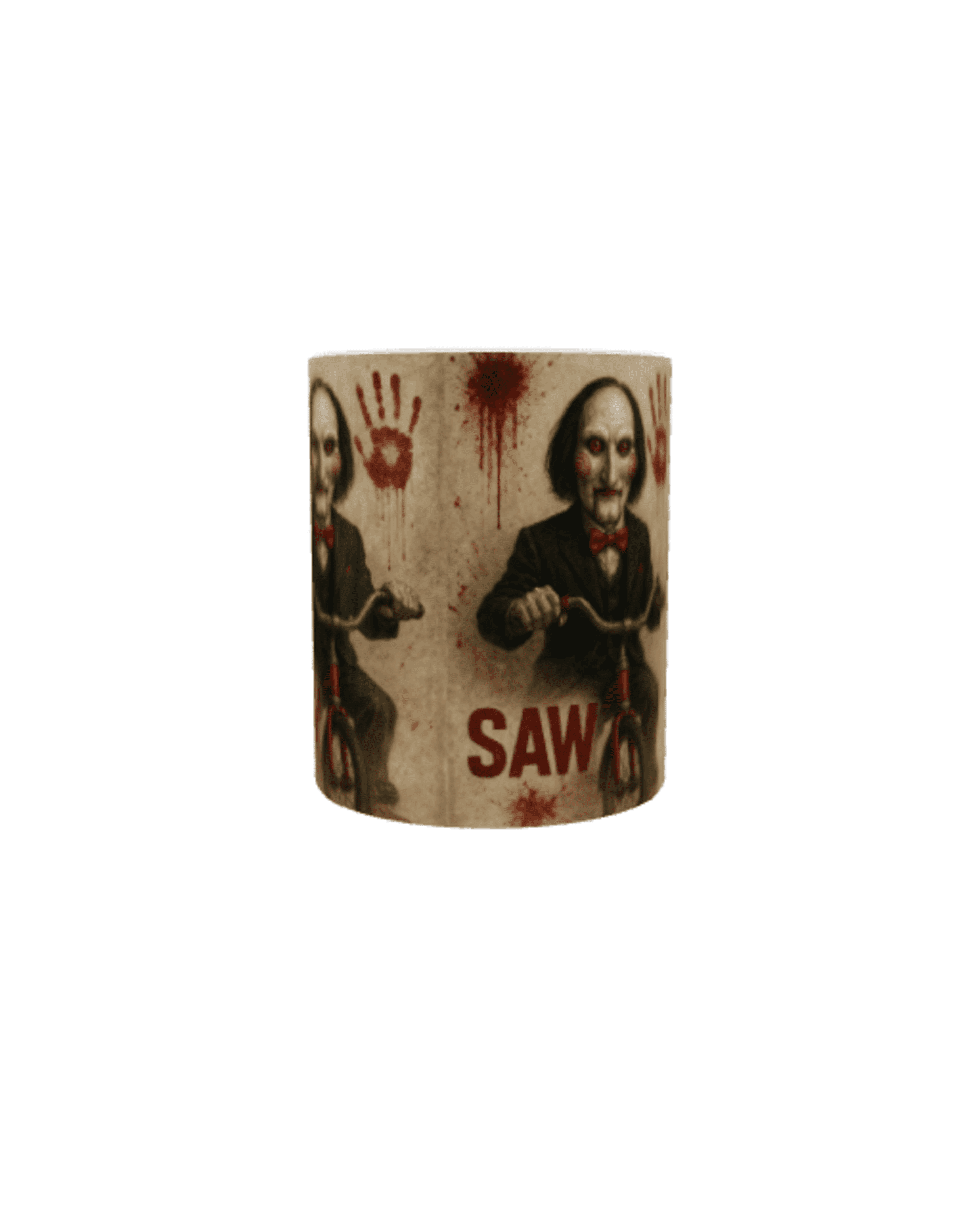 Taza Saw – Billy el Muñeco en Triciclo - 4