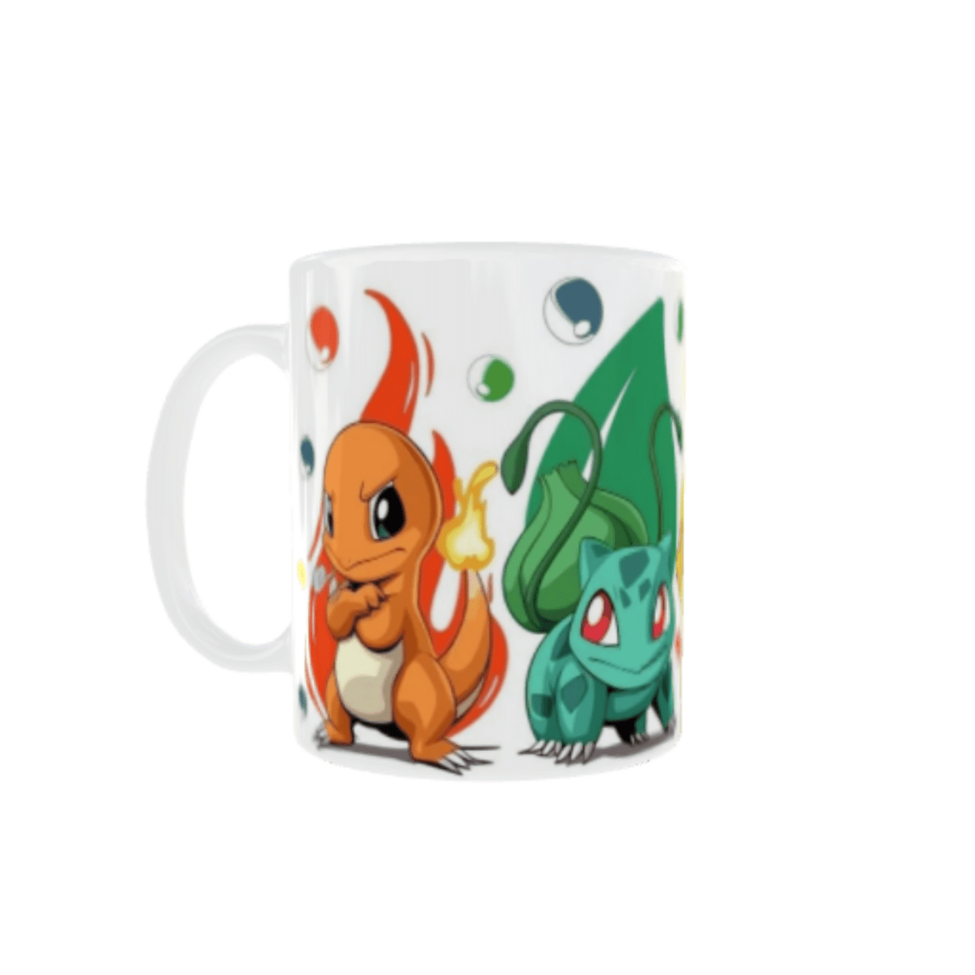 Taza Pokémon – Charmander, Bulbasaur, Pikachu y Squirtle - 6