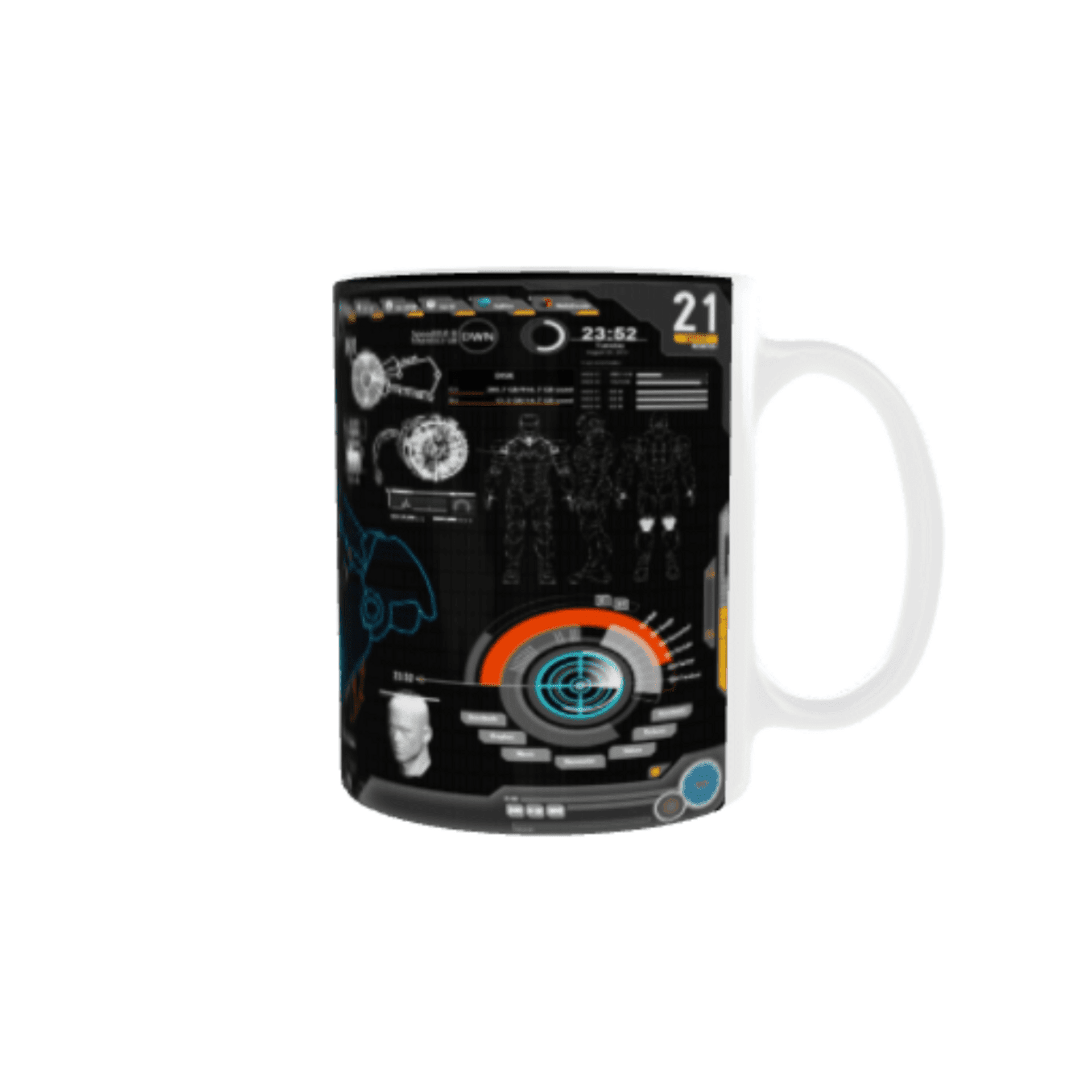 Taza J.A.R.V.I.S Iron Man - 3