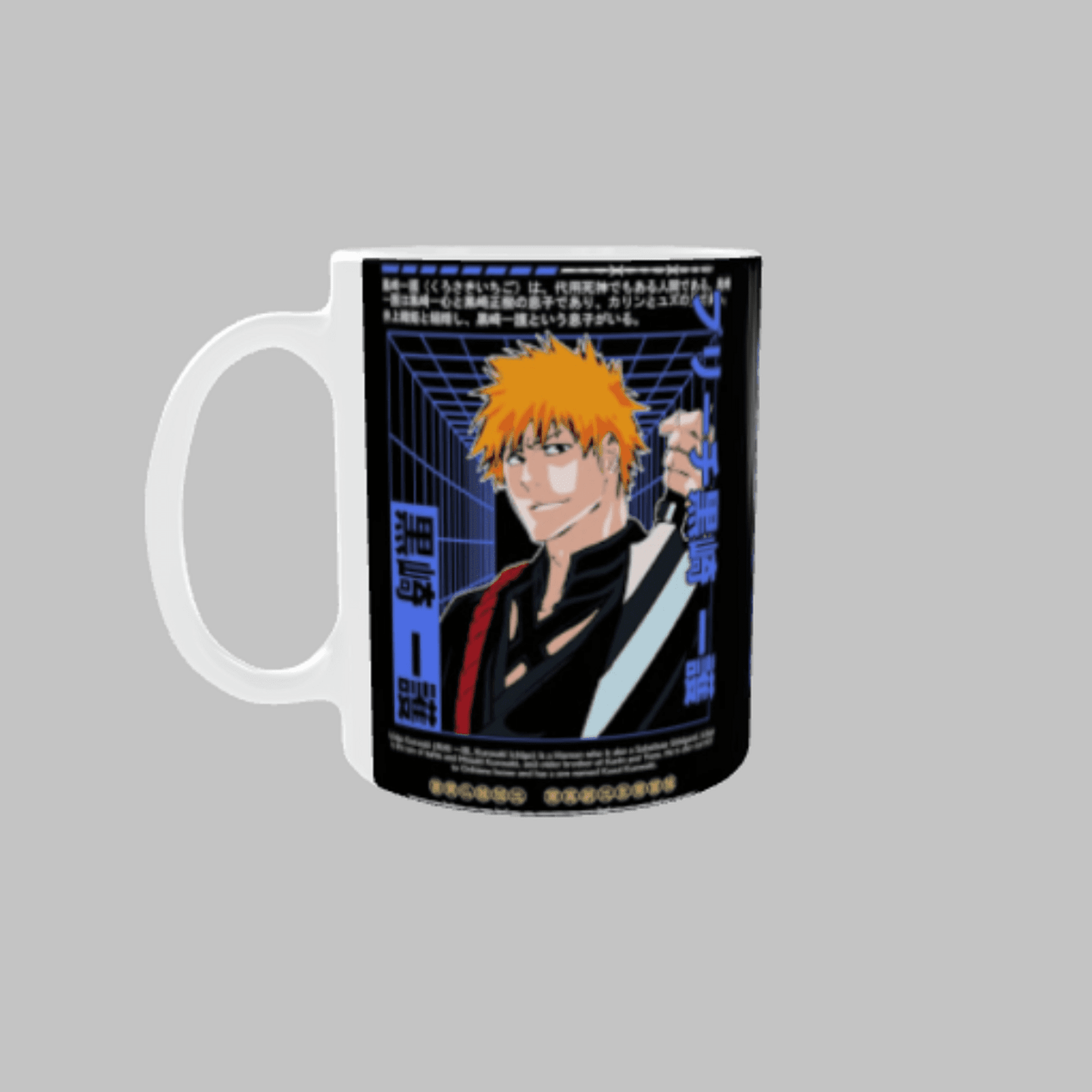 Taza Ichigo Kurosaki | Bleach | Taza de Cerámica Anime | Shinigami - 3