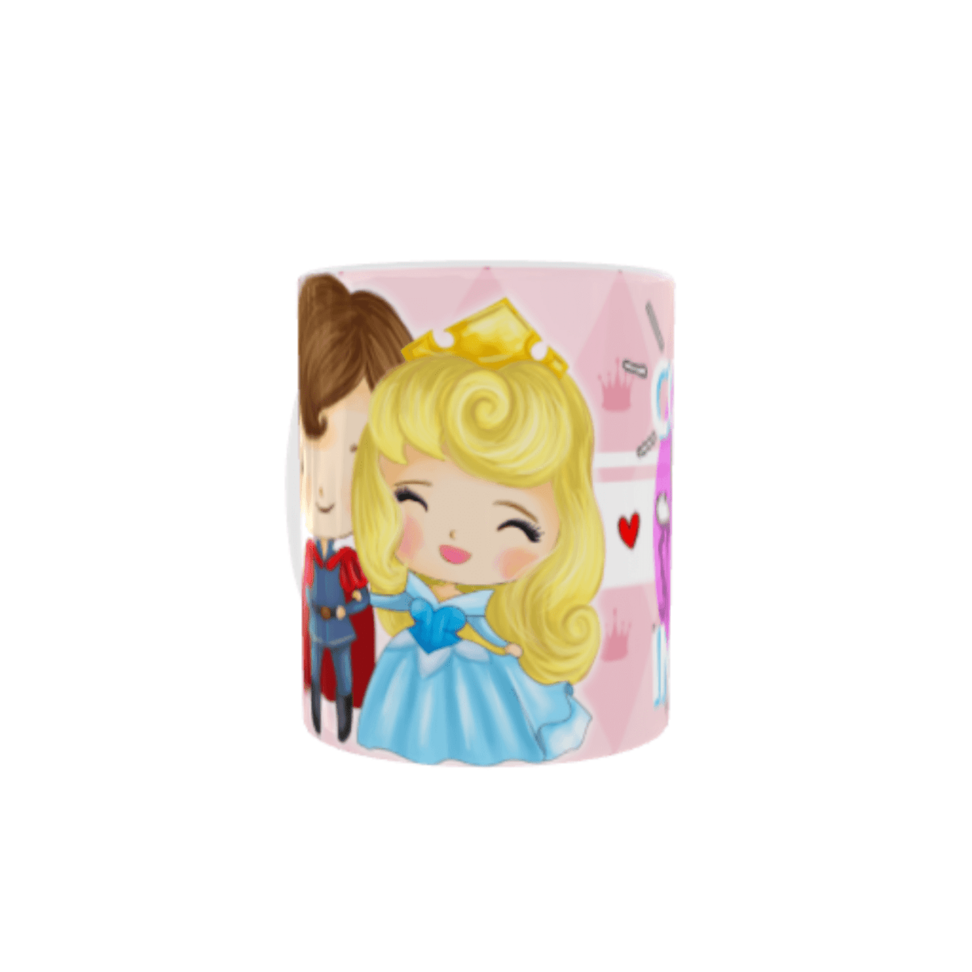 Taza Contigo lo bonito se vuelve Infinito Aurora y el Príncipe - 5