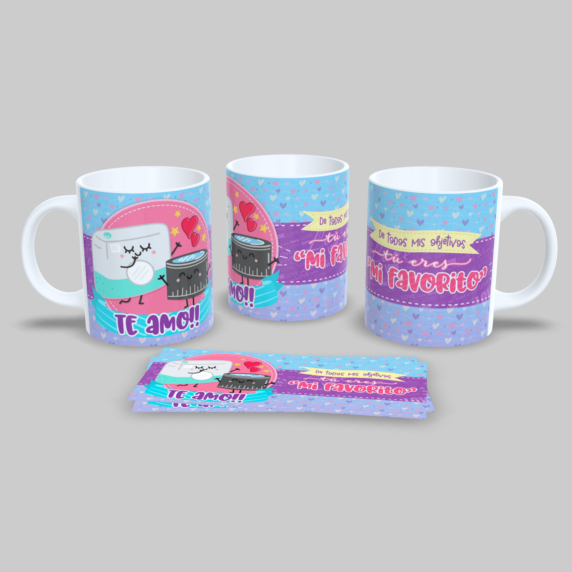 Taza “De Todos Mis Objetivos, Tú Eres Mi Favorito, Te Amo” - 1