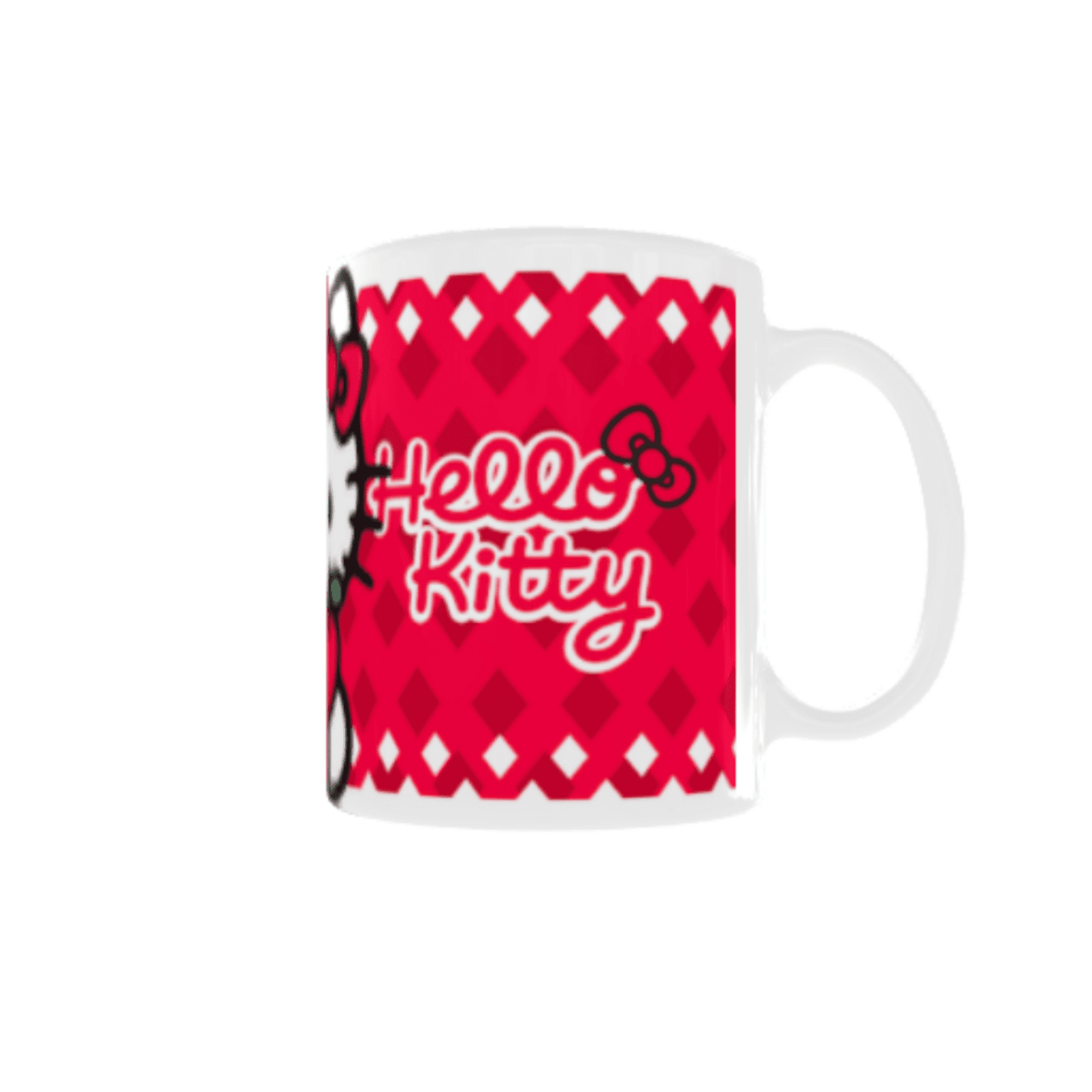 Taza Hello Kitty Rosa y Roja - 3