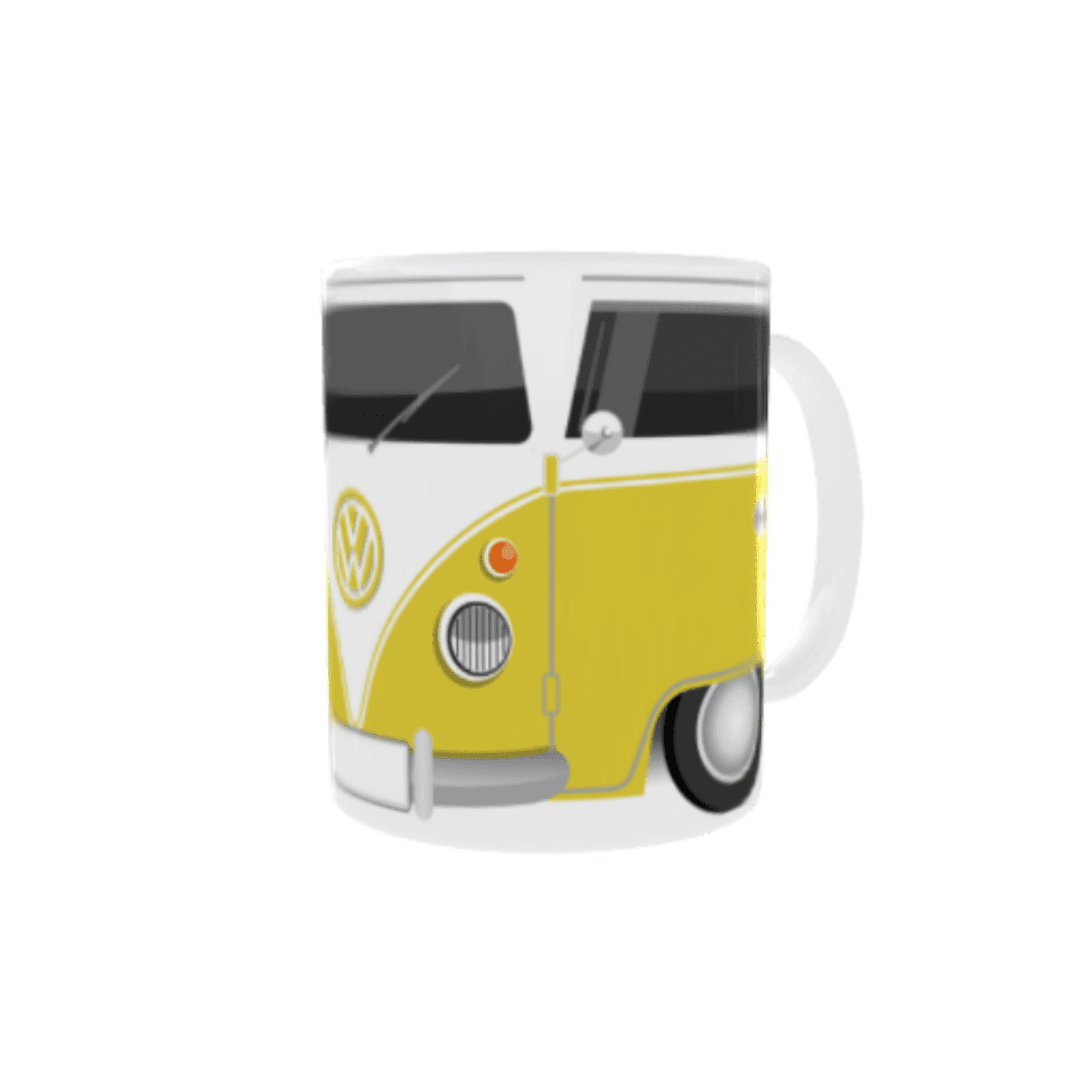Taza Furgoneta Volkswagen Hippie Amarilla VW - 2
