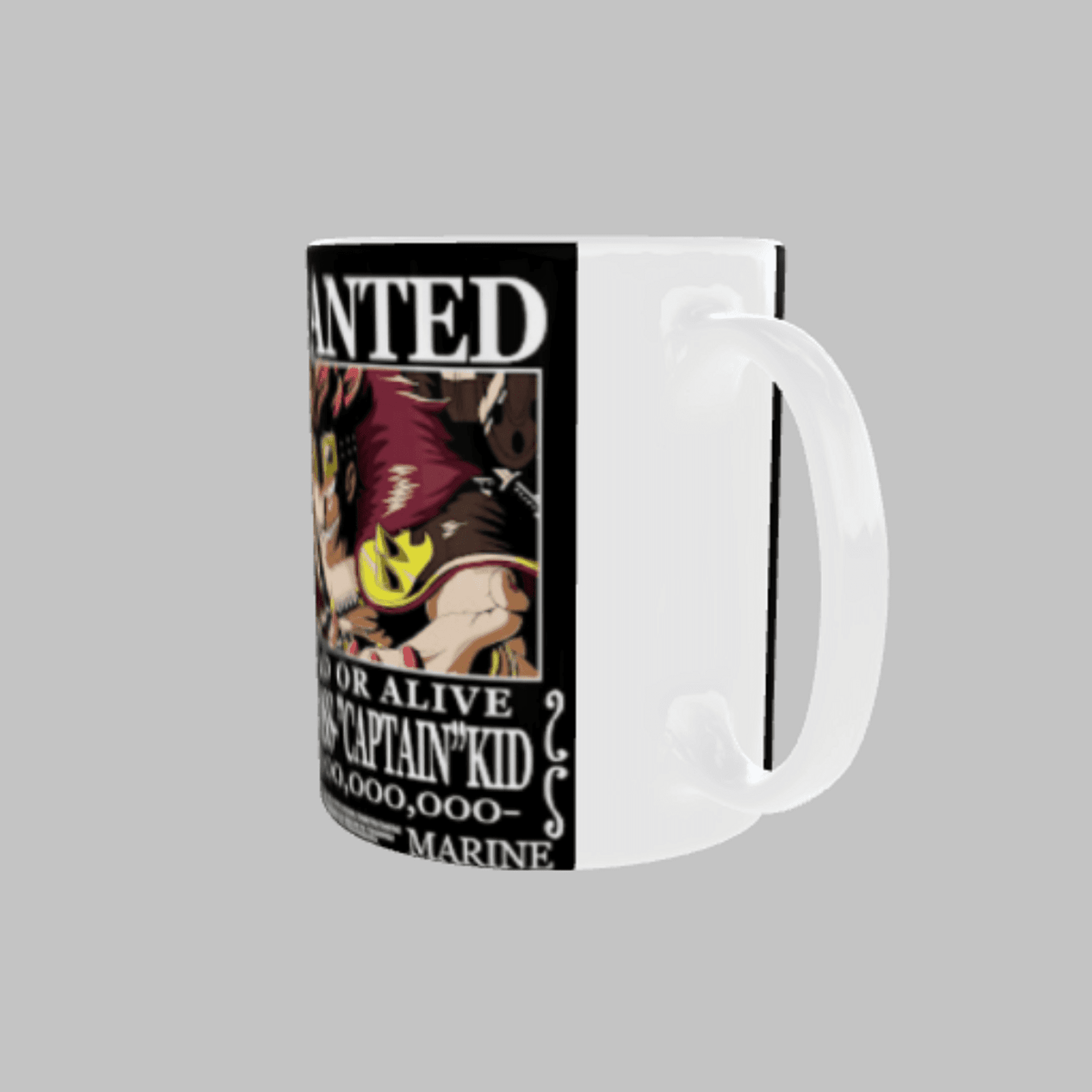 Taza Wanted Eustass Captain Kid | One Piece - 5