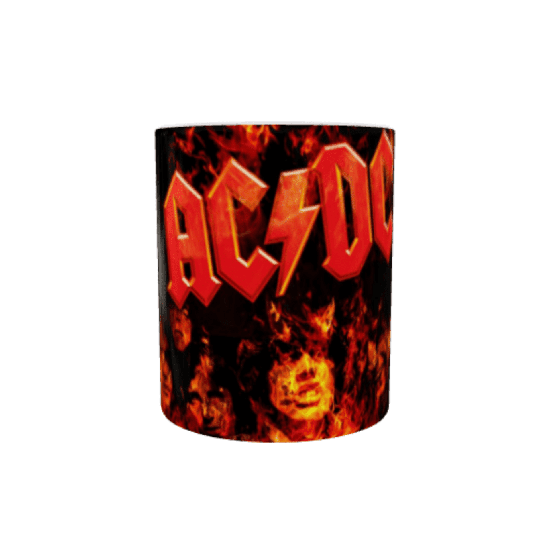 Taza AC/DC Fire – Diseño con llamas - 5