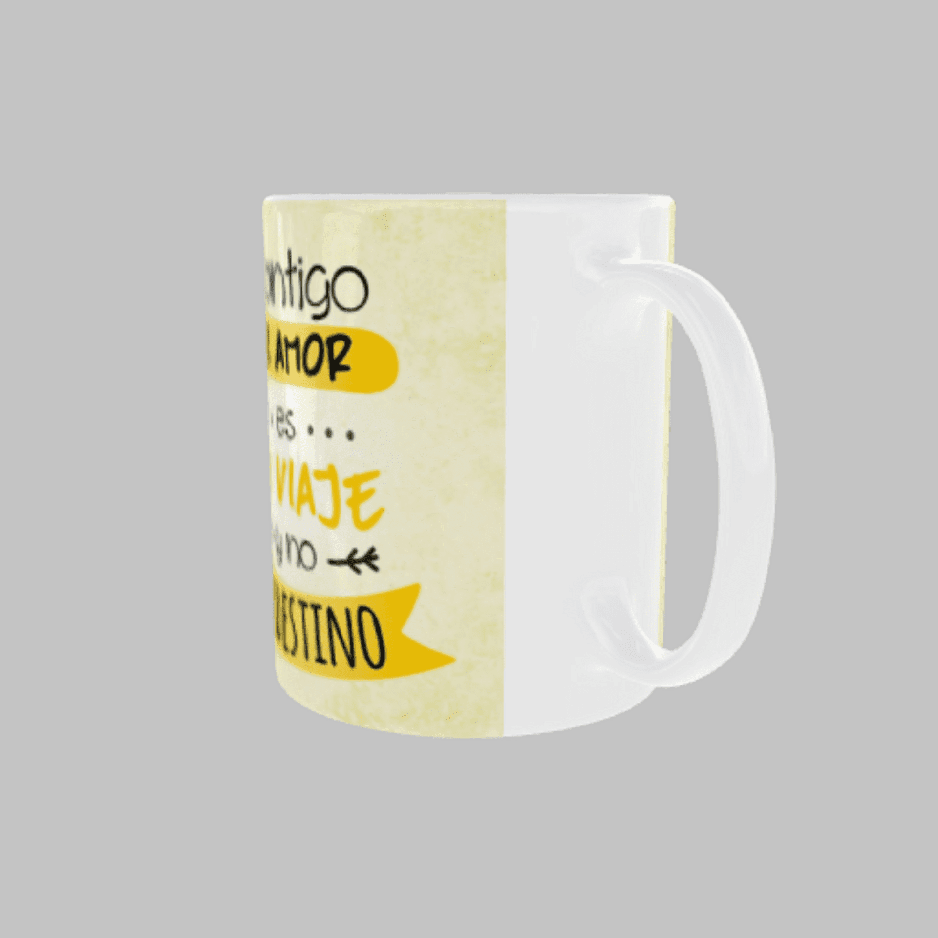 Taza Cerámica Contigo el amor es un viaje y no un destino - 6