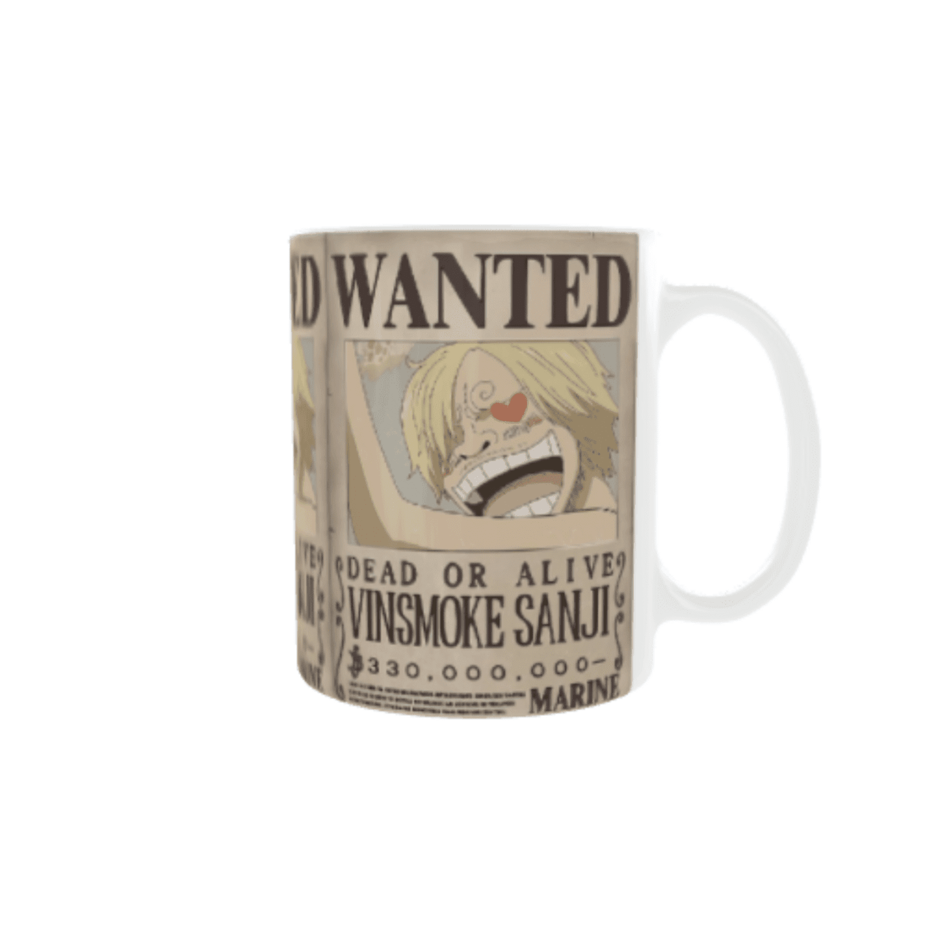Taza “Wanted Se Busca Vinsmoke Sanji” – One Piece - 4