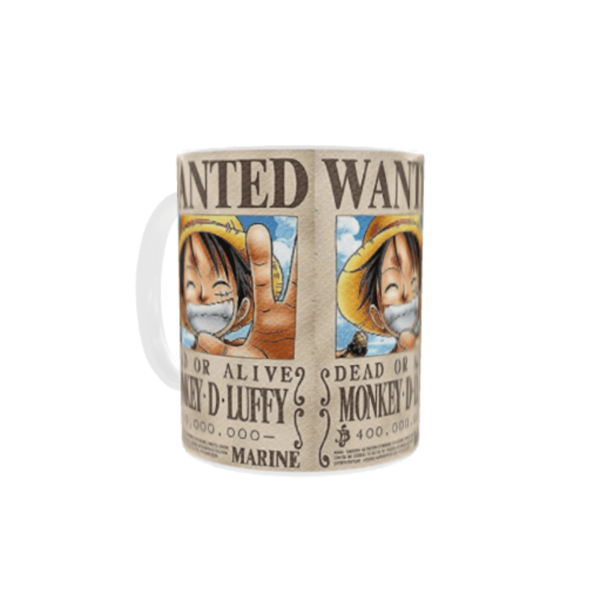 Taza Cartel Wanted – Se Busca Monkey D. Luffy | One Piece - 2