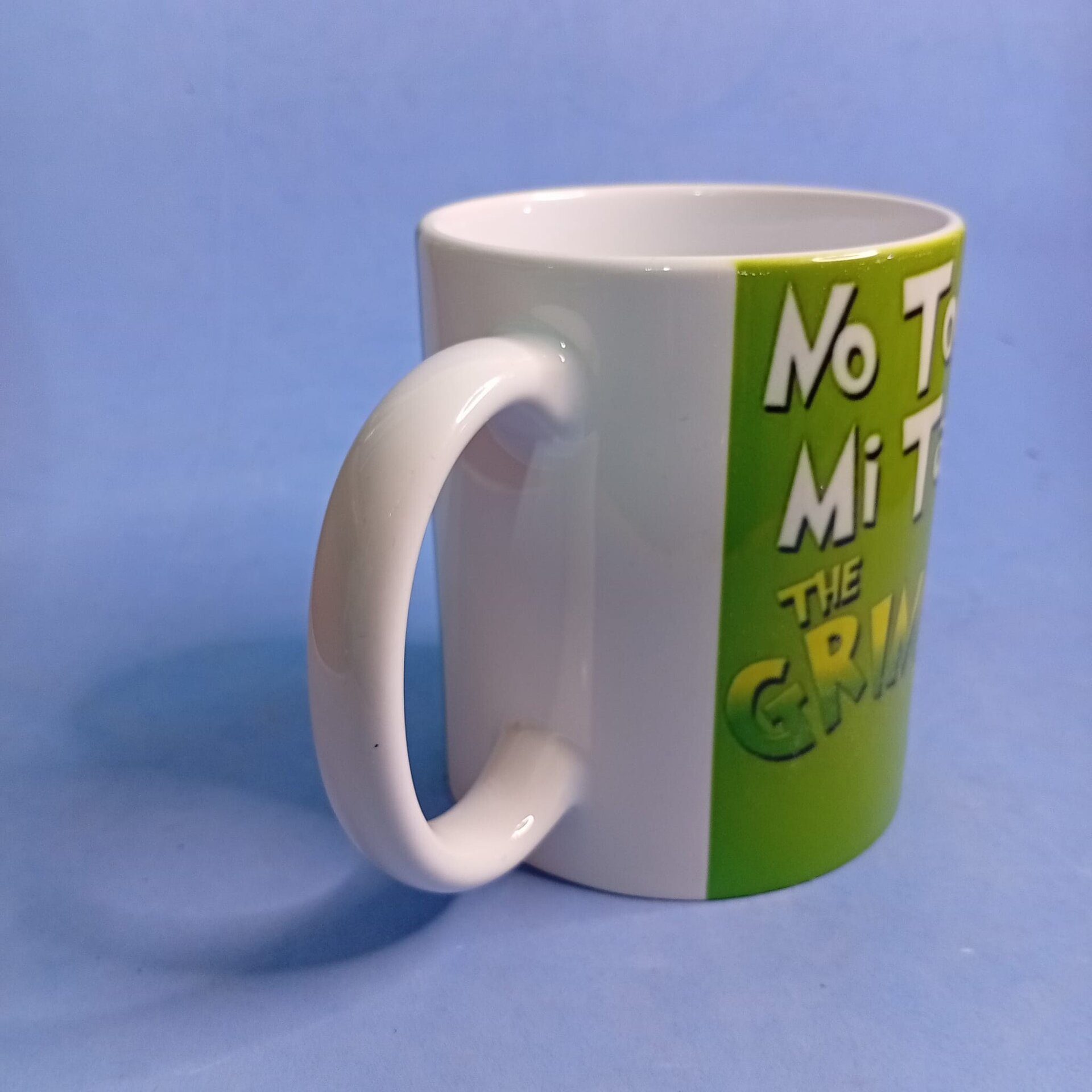 Taza The Grinch – “No Toques Mi Taza” Verde - 4