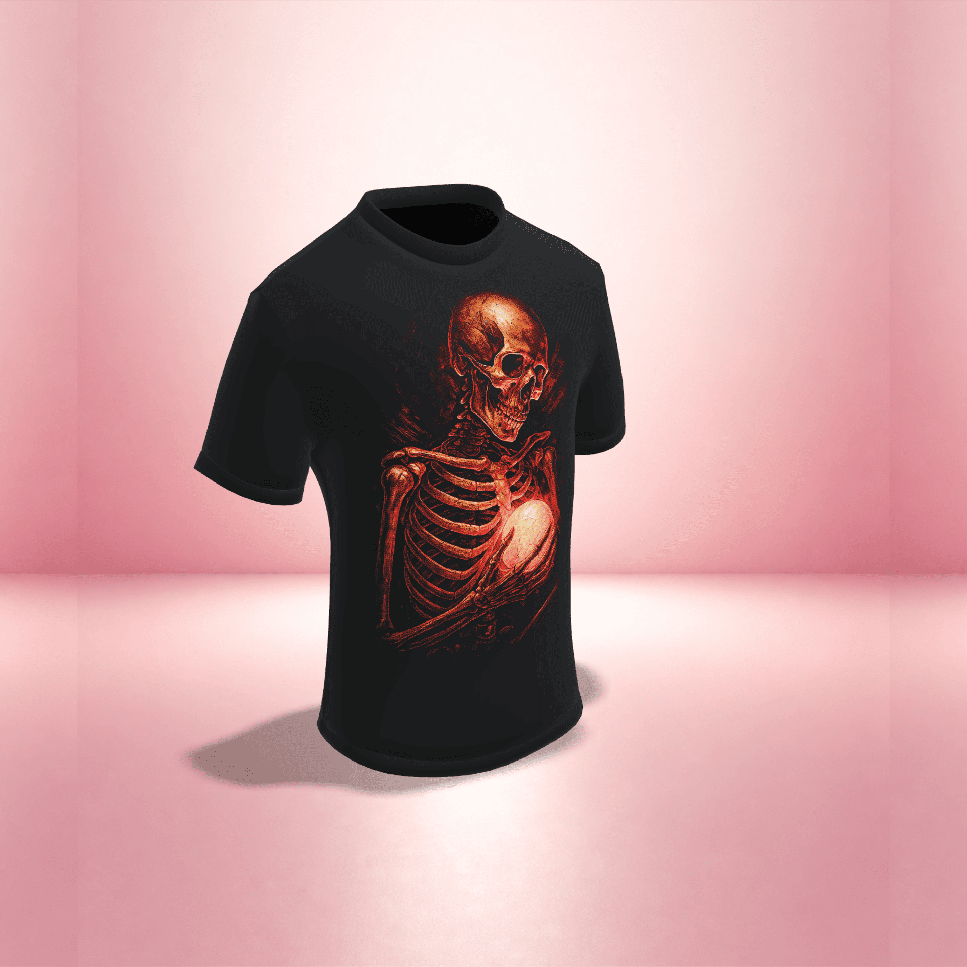 Camiseta Oversize Calavera 100% Algodón | Streetwear Dark | Unisex S-2XL - 4