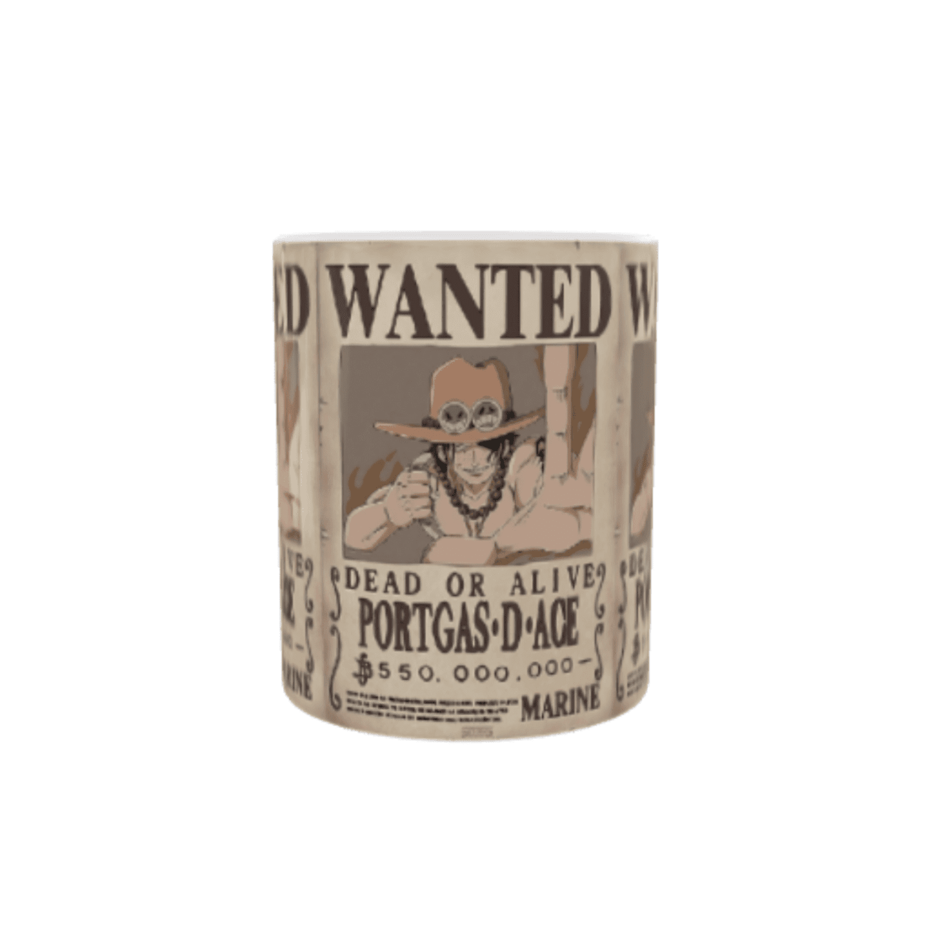 Taza Cartel Wanted – Portgas D. Ace | El Fénix del Fuego - 3