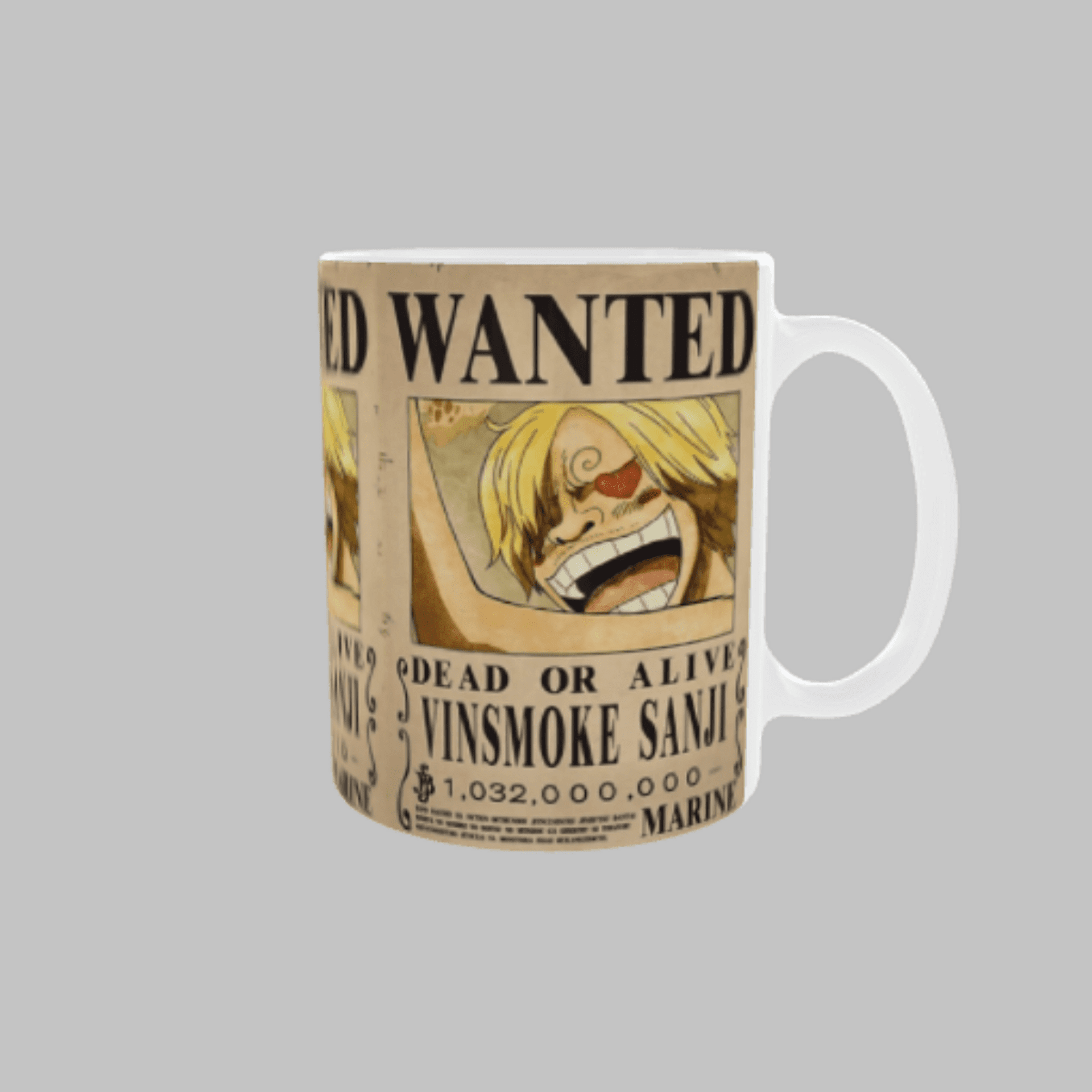 Taza “Wanted Se Busca Vinsmoke Sanji” – One Piece Nueva Recompensa - 3