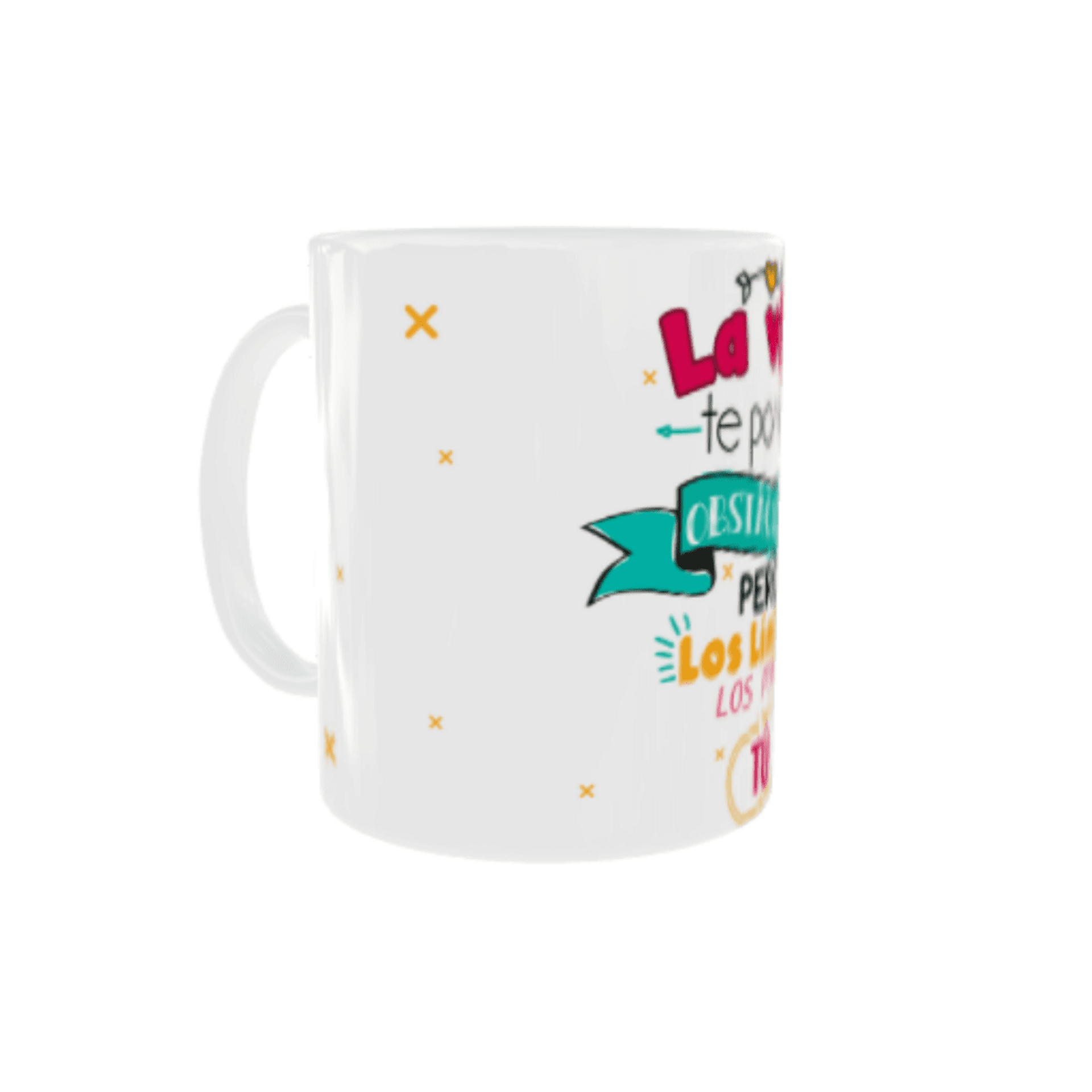 Taza La vida te pondrá obstáculos pero los límites los pones tú - 3