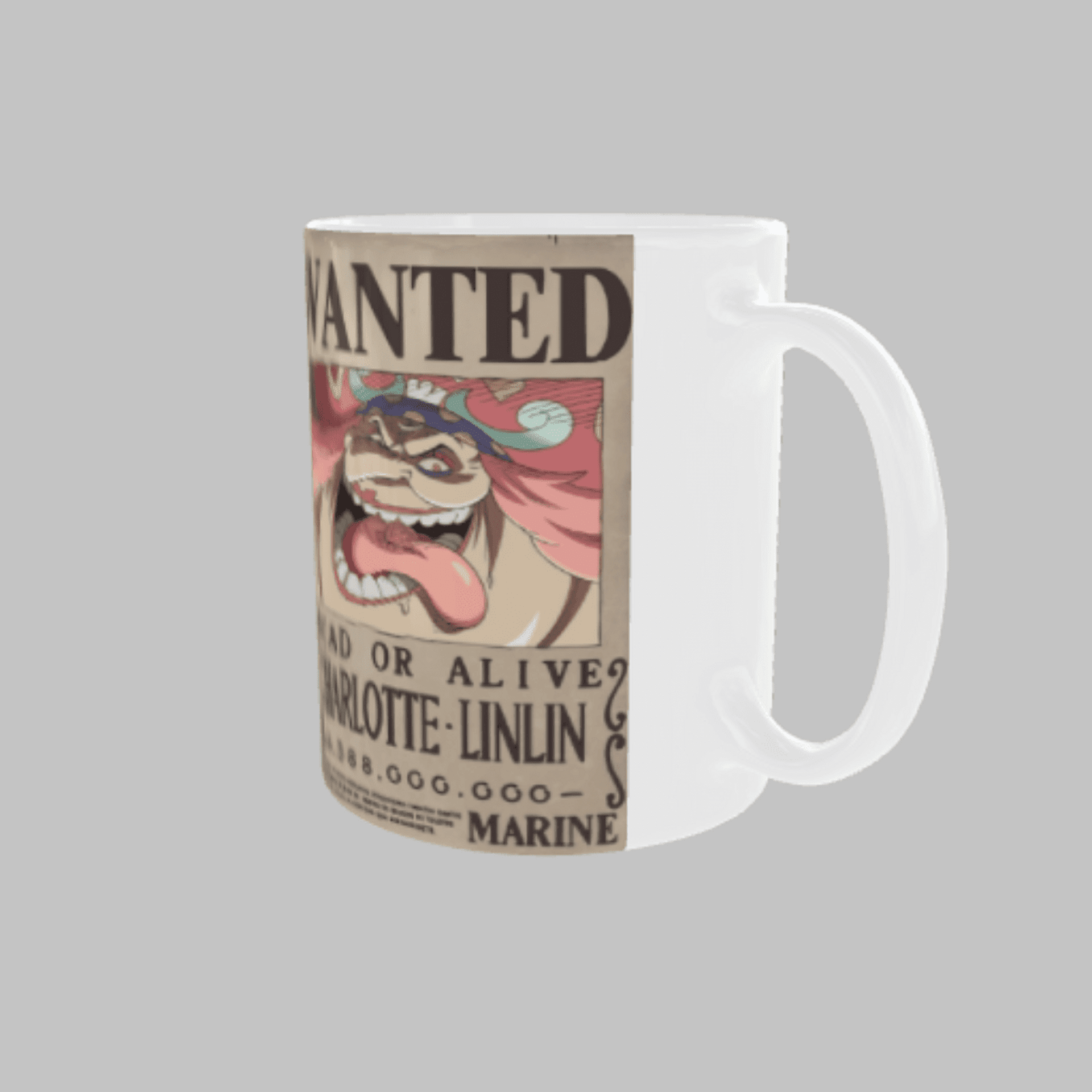 Taza Cartel Wanted – Charlotte Linlin "Big Mom" | One Piece - 4