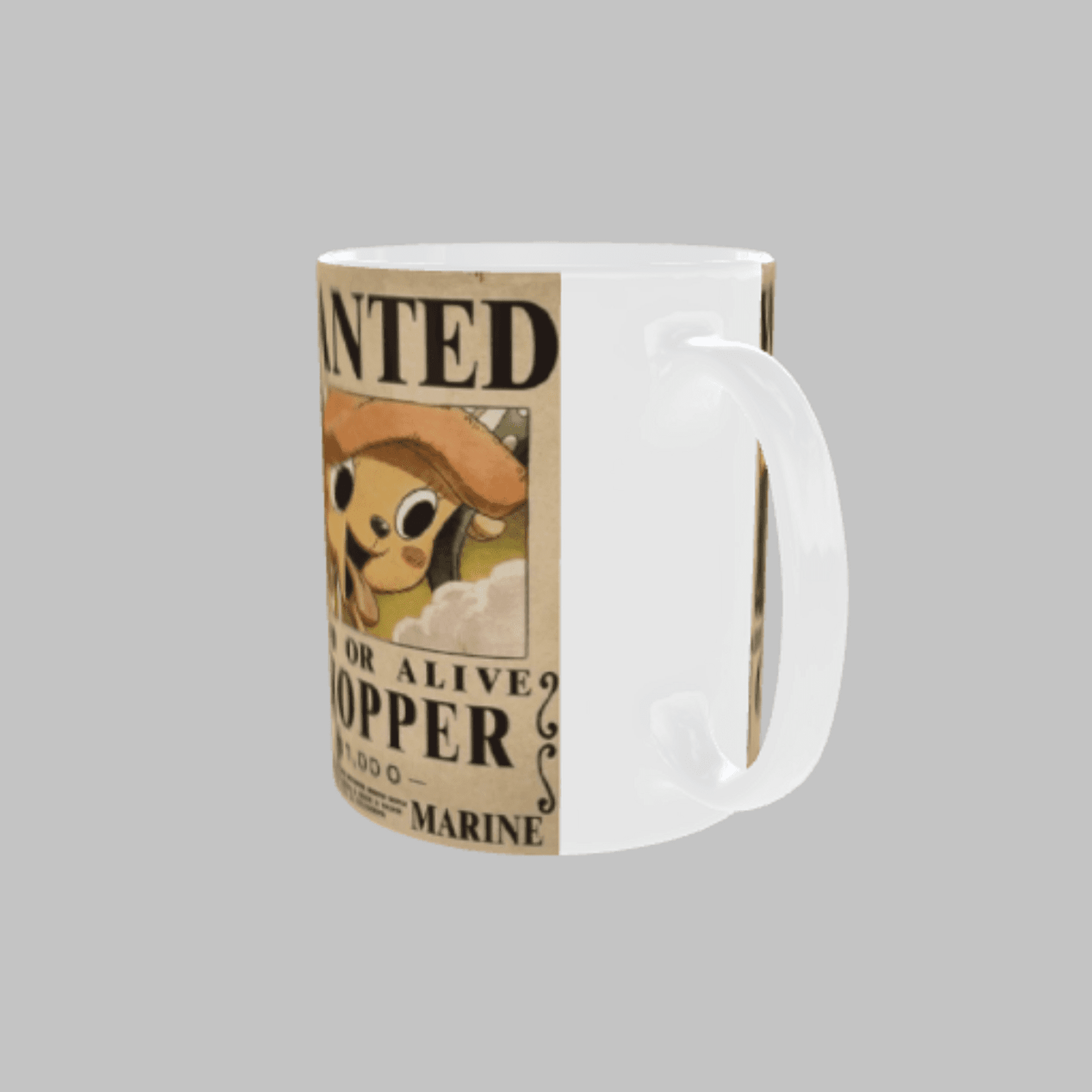 Taza Cartel Wanted Se Busca Chopper – Nueva Recompensa – One Piece - 4