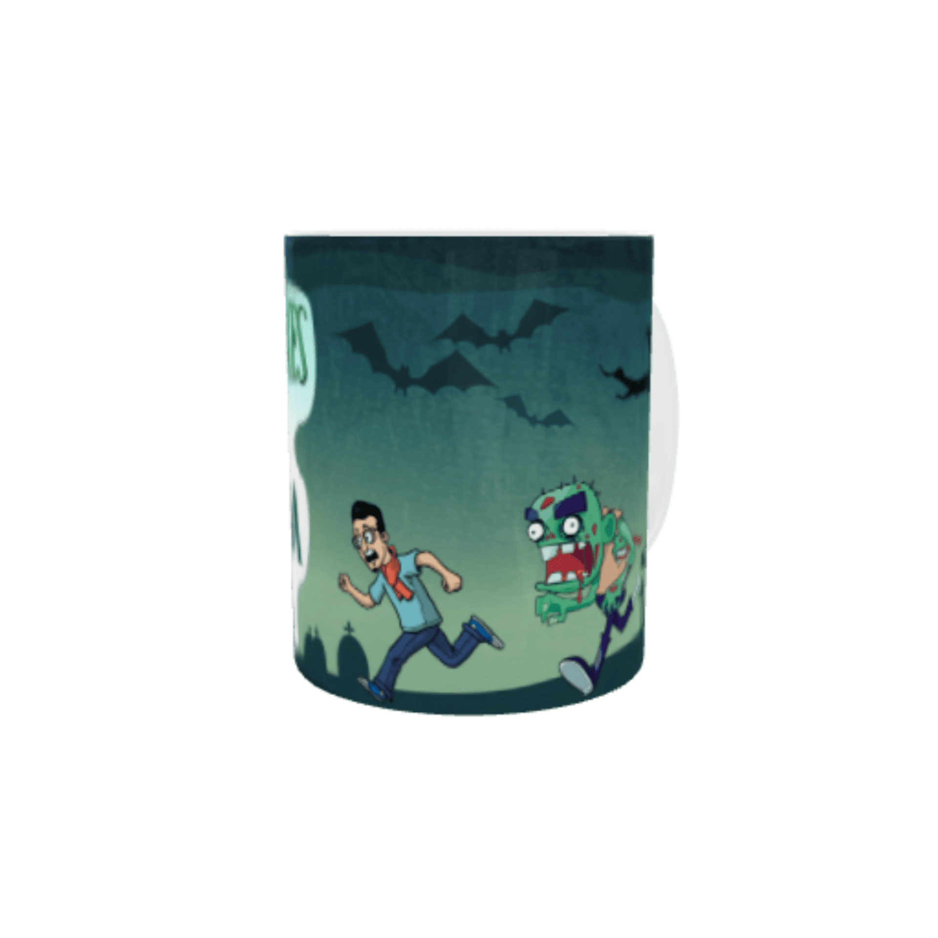 Taza Zombie – Los Zombies Odian la Comida Rápida - 4