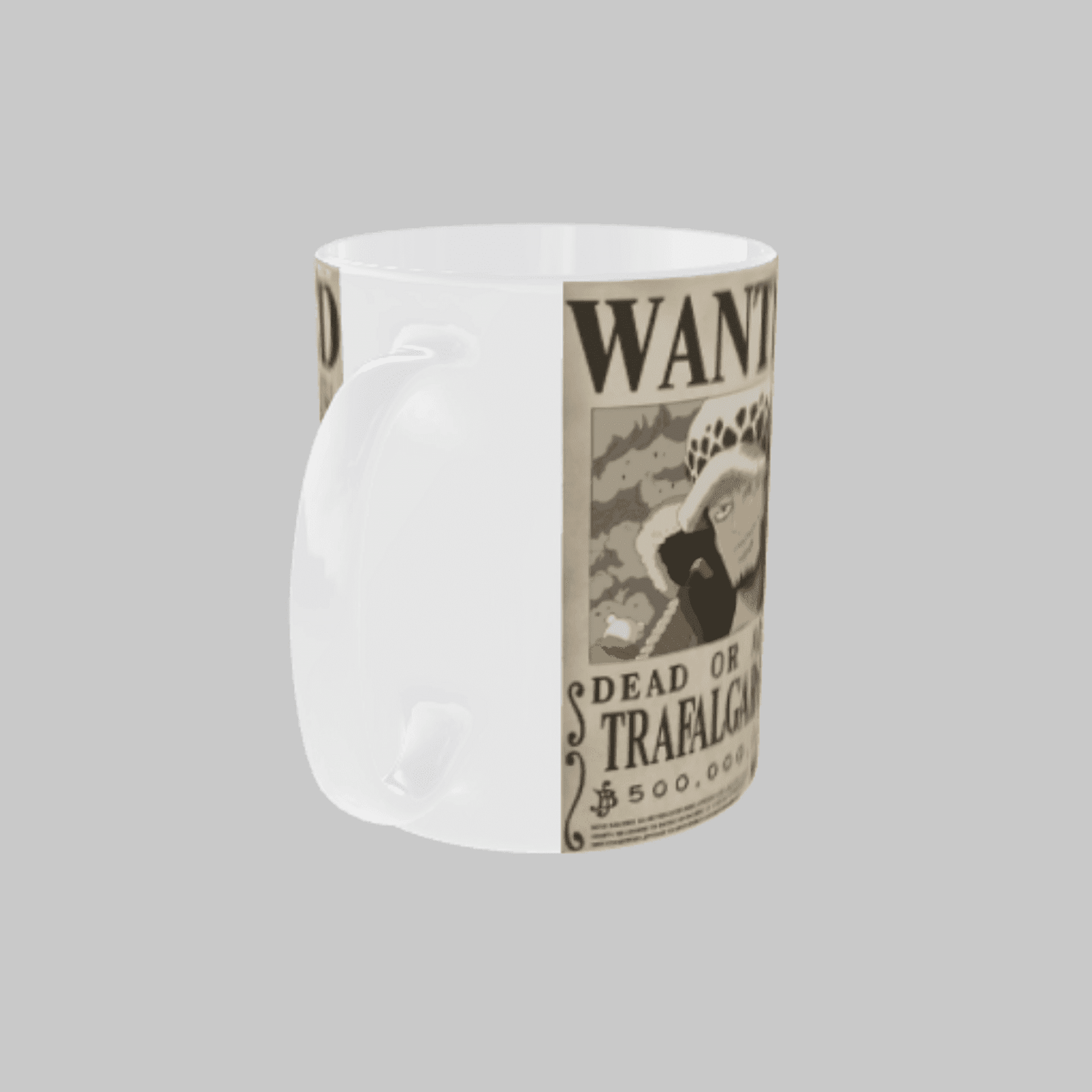 Taza "Wanted Se Busca Trafalgar Law" – One Piece - 5