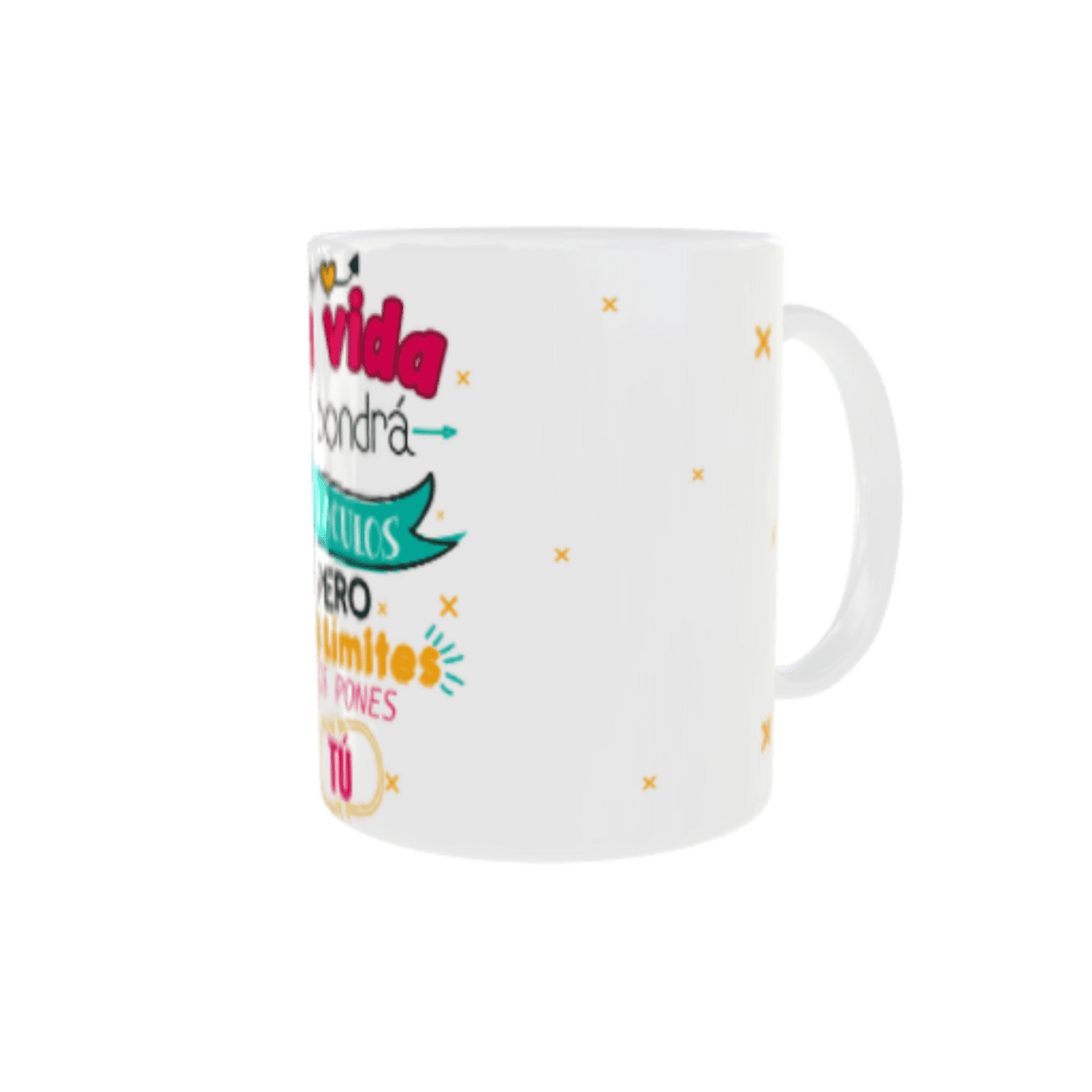 Taza La vida te pondrá obstáculos pero los límites los pones tú - 2