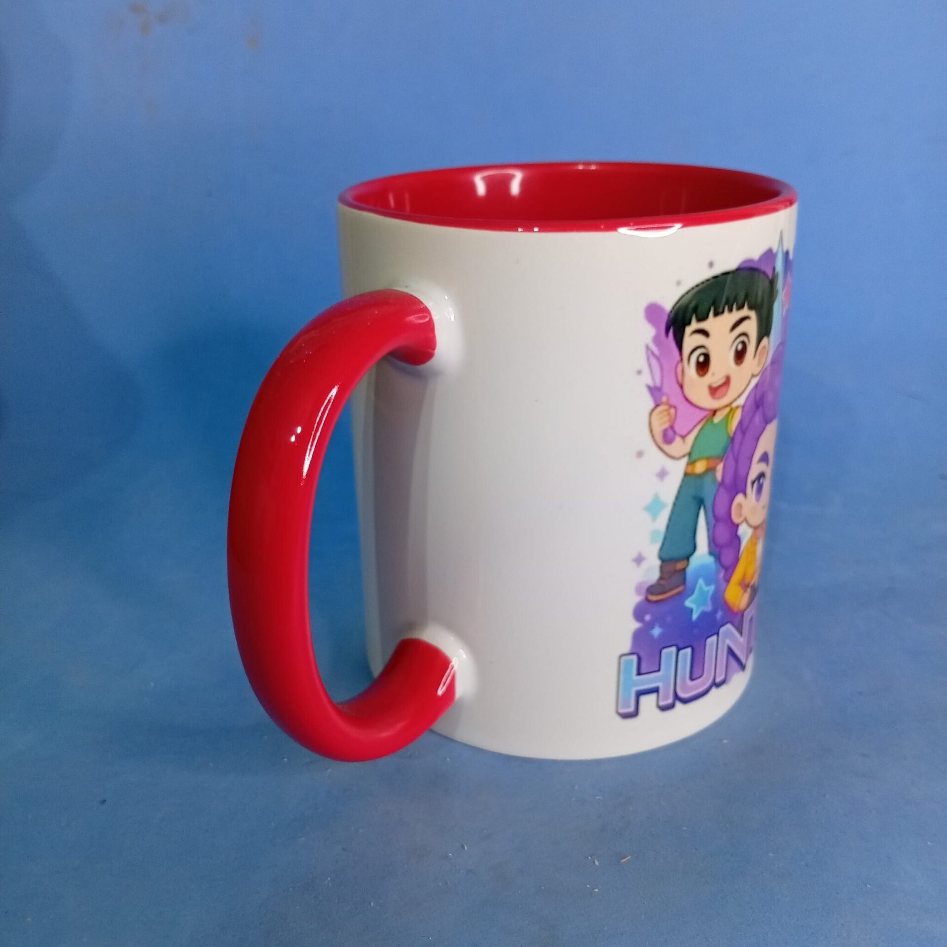 Taza Las Guerreras K-Pop Demon Hunters Huntrix | Asa e Interior Rojo - 5