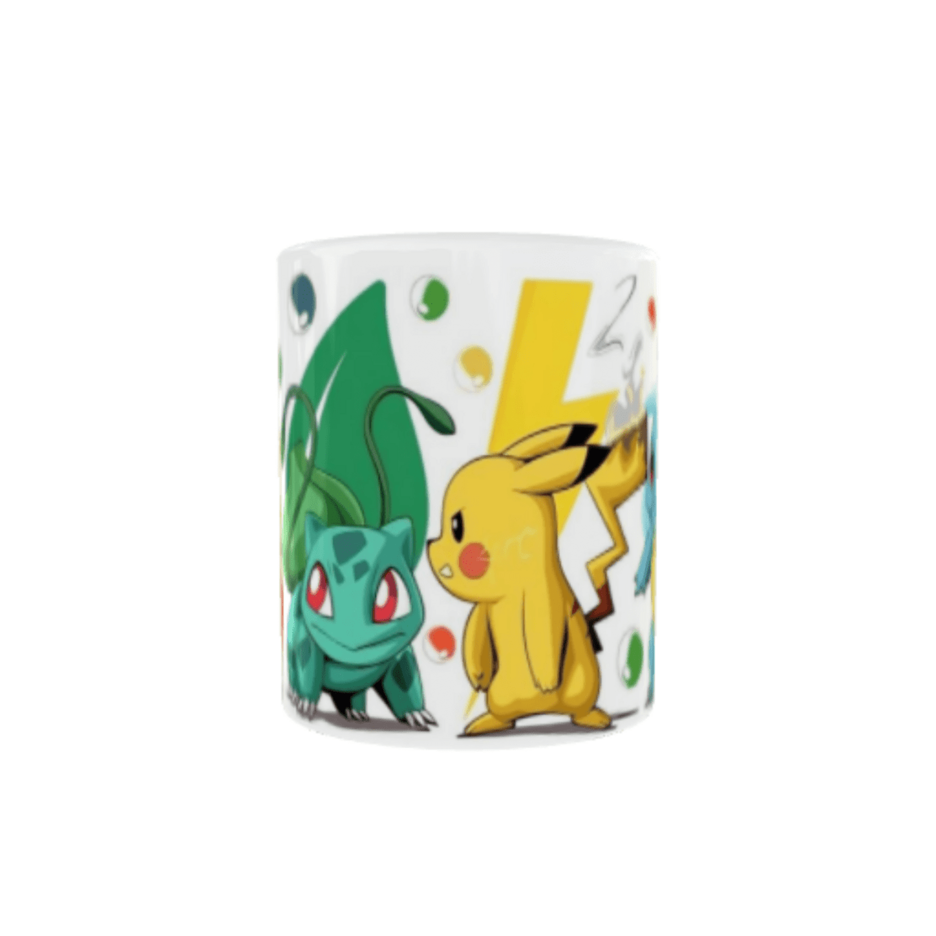 Taza Pokémon – Charmander, Bulbasaur, Pikachu y Squirtle - 3