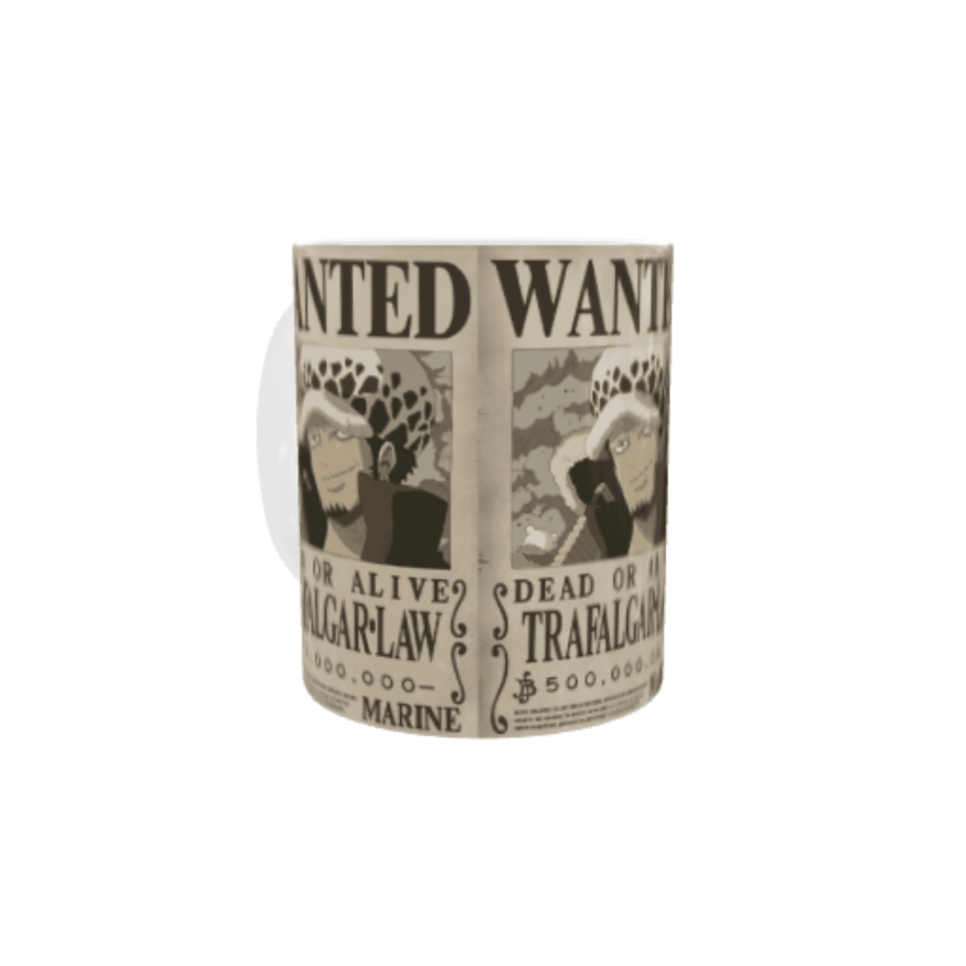 Taza "Wanted Se Busca Trafalgar Law" – One Piece - 2