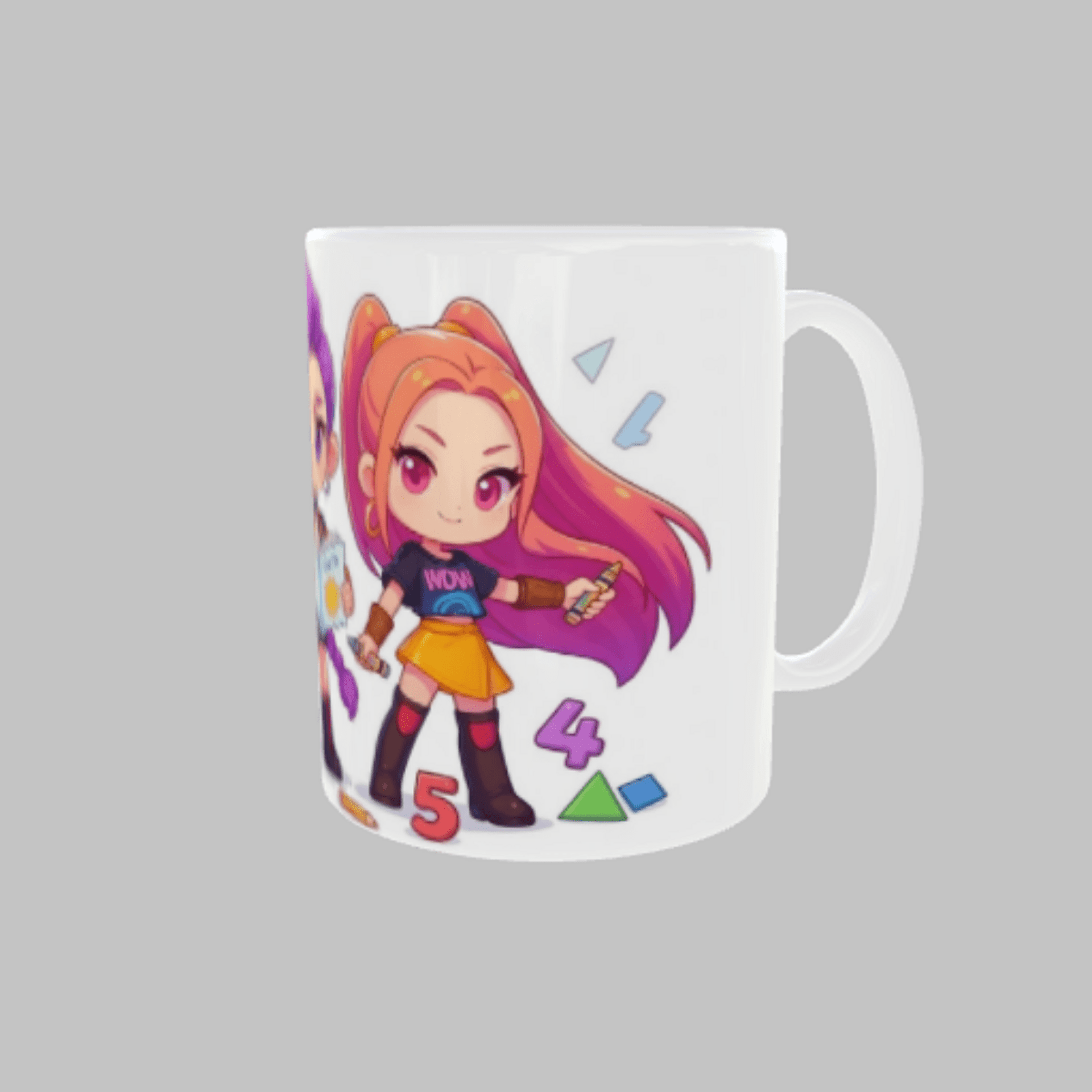 Taza Huntrix Demon Hunters K-Pop “En el Cole” - 3